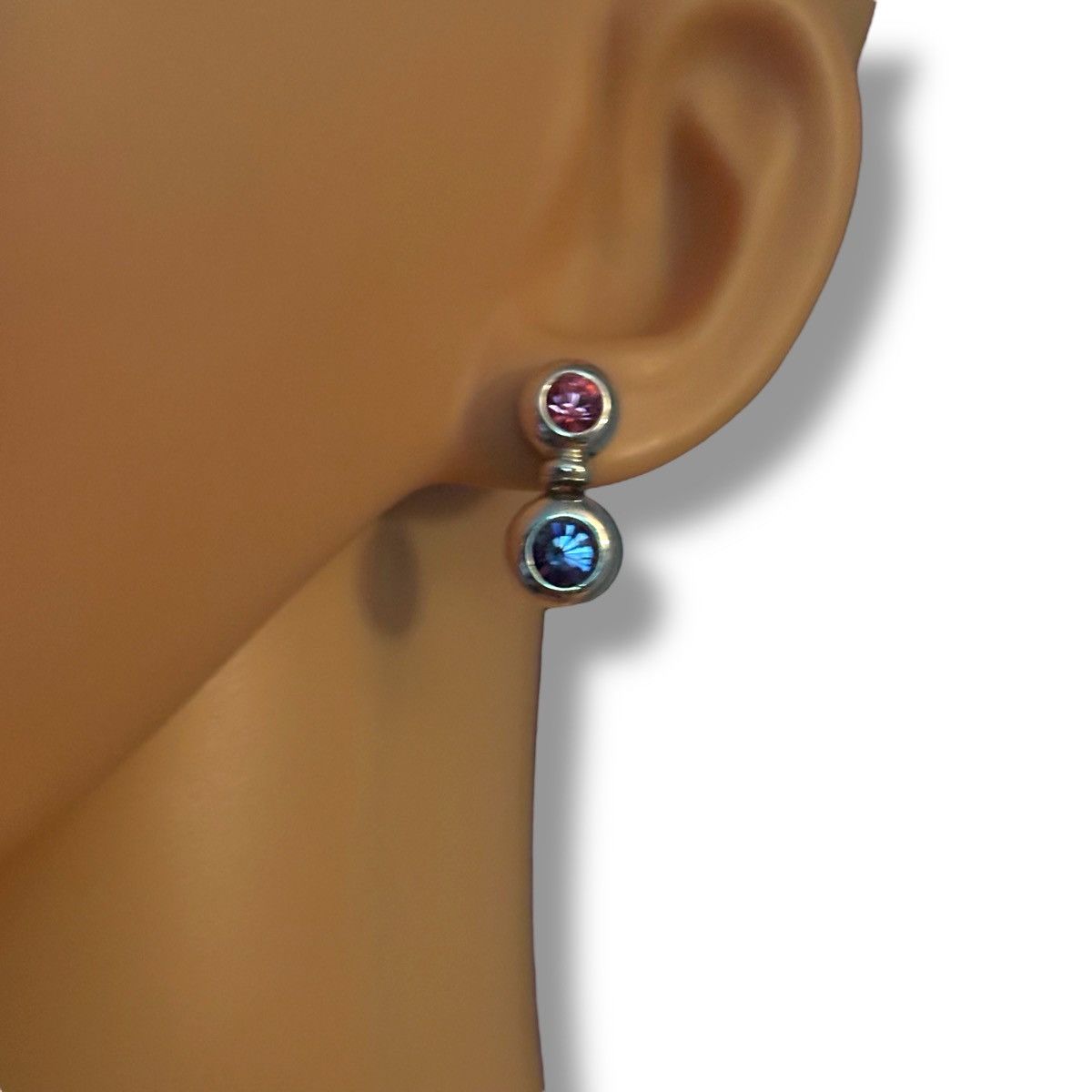 Joan Rivers Vintage Joan Rivers silver tone crystal drop earrings Size ONE SIZE - 2 Thumbnail