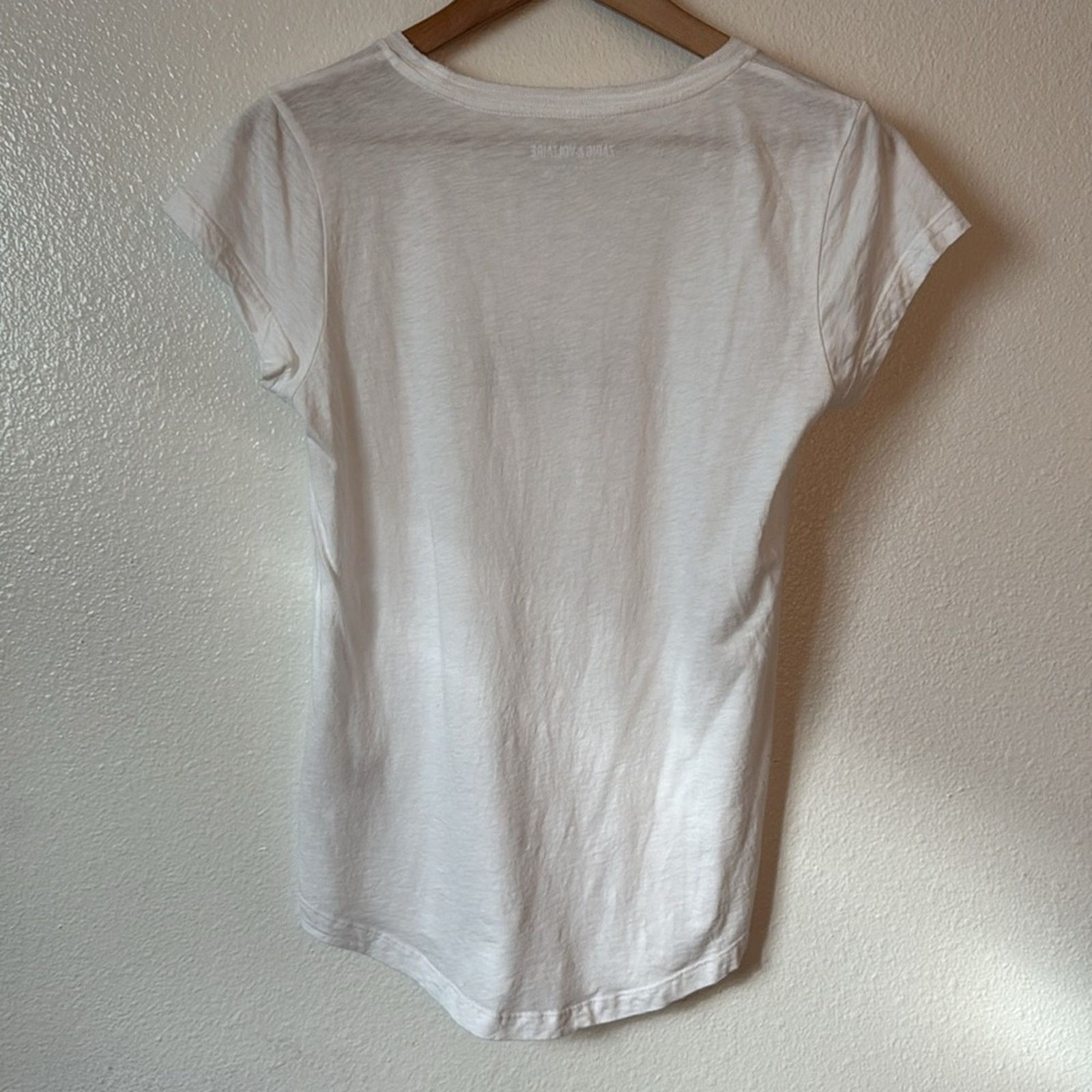 Zadig & Voltaire Zadig & Voltaire L Skinny Mick T-shirt in White Size L / US 10 / IT 46 - 10 Thumbnail