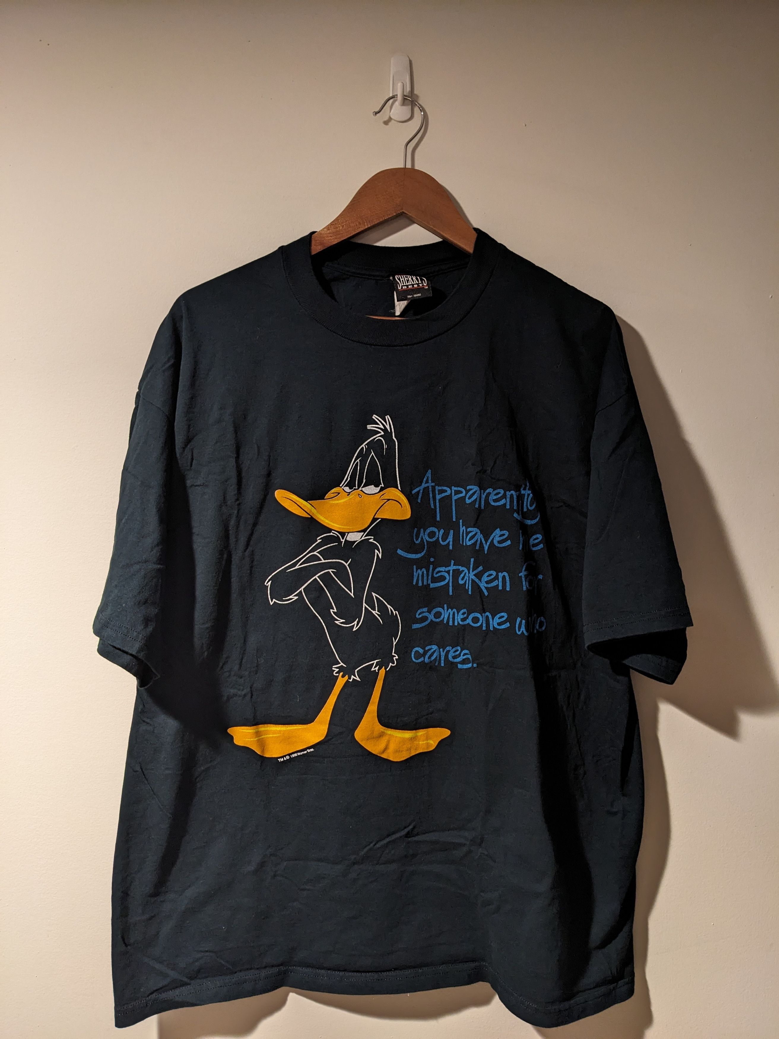 Cartoon Network × Vintage Vintage 1996 Daffy Duck Looney Tunes Mistaken T-Shirt Size US XL / EU 56 / 4 - 1 Thumbnail