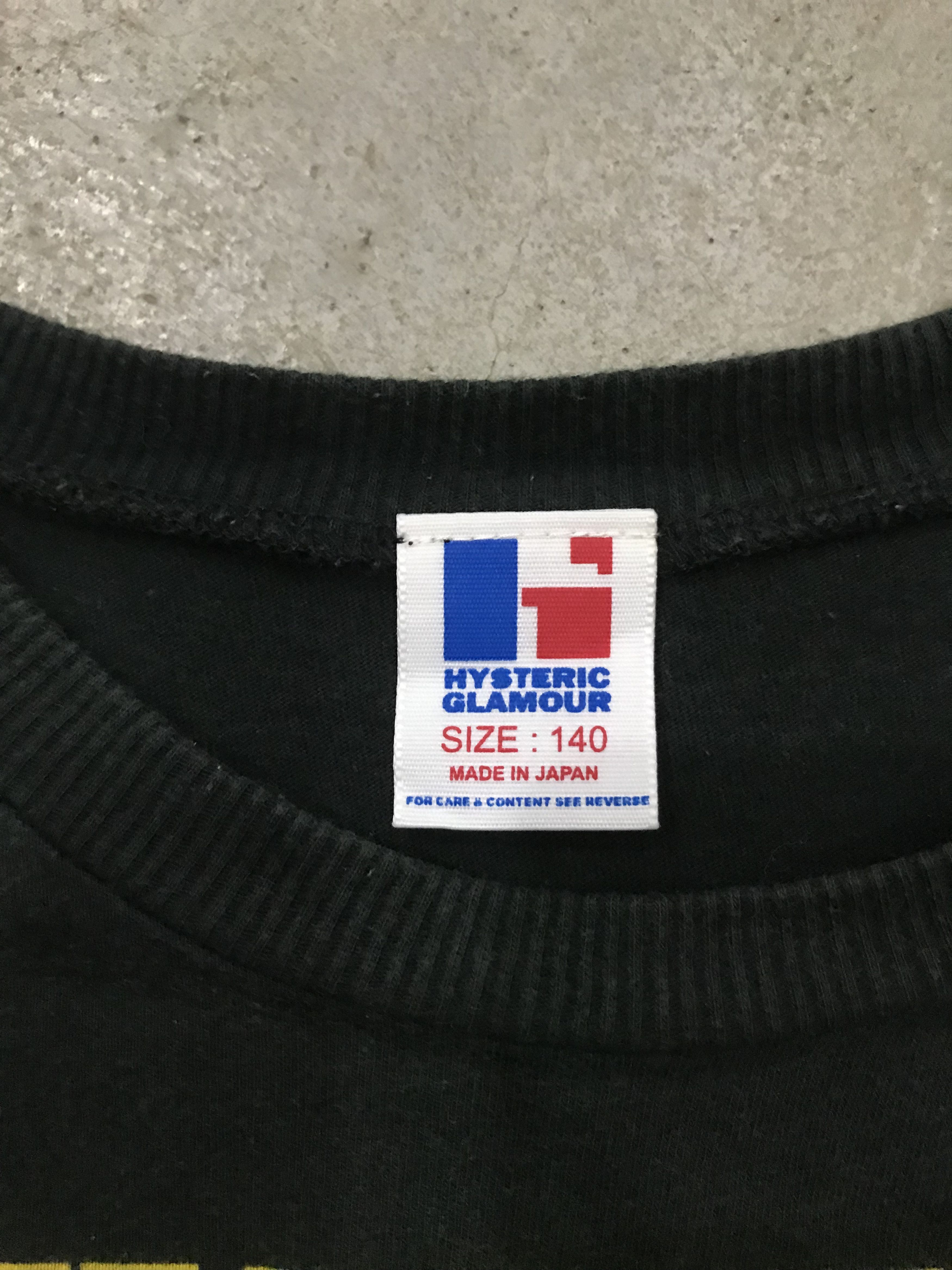 Hysteric Glamour HYSTERIC GLAMOUR RAGLAN TEE Size XS / US 0-2 / IT 36-38 - 3 Thumbnail