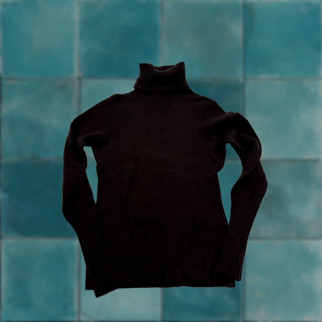 Vintage Kirkland Signature Sweater Womens Small Brown 100% Cashmere Turtleneck Knit Size S / US 4 / IT 40 - 1 Thumbnail