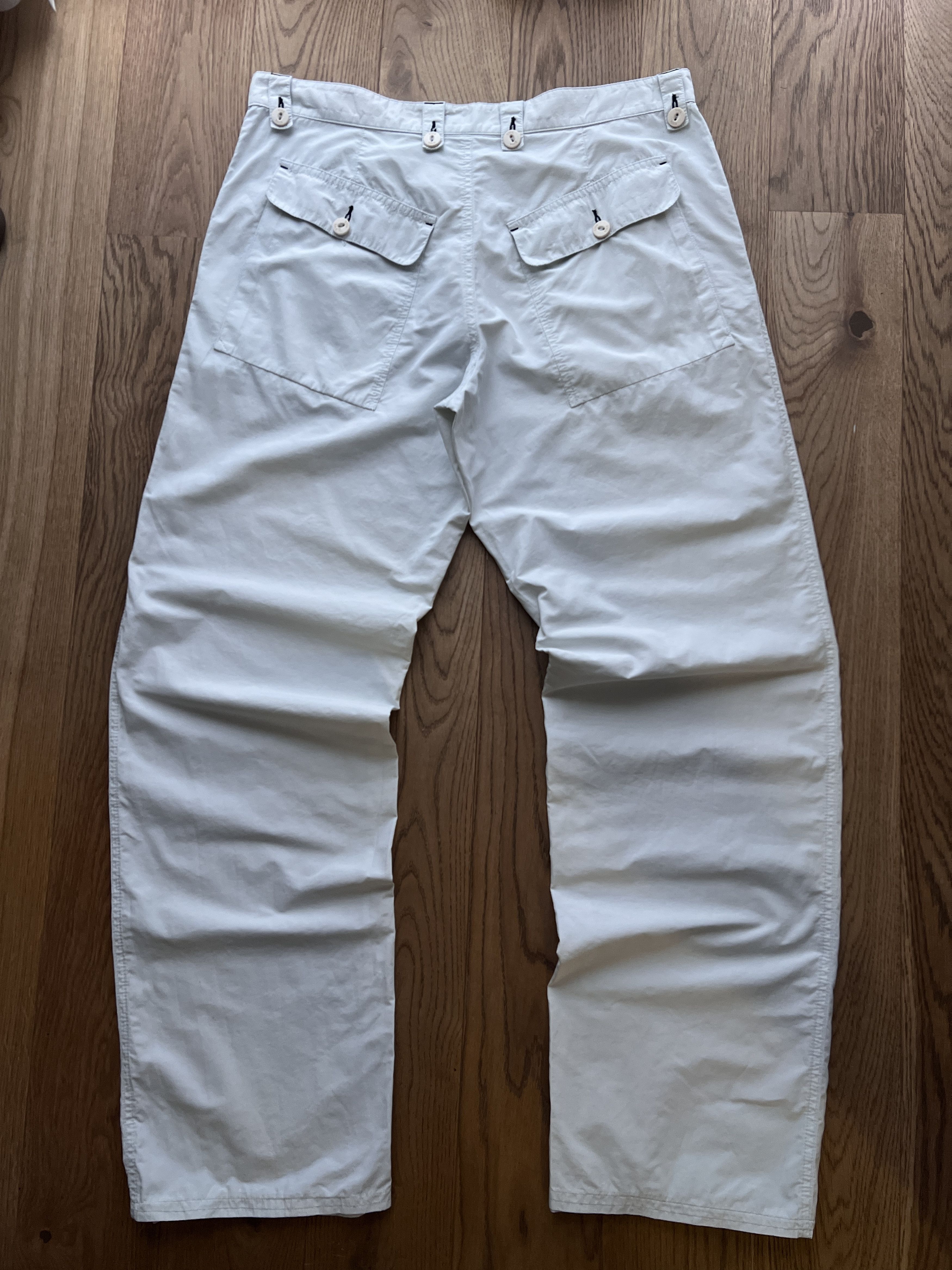 Emporio Armani Emporio Armani ultralight nylon trousers baggy wide pants Size US 38 / EU 54 - 4 Thumbnail