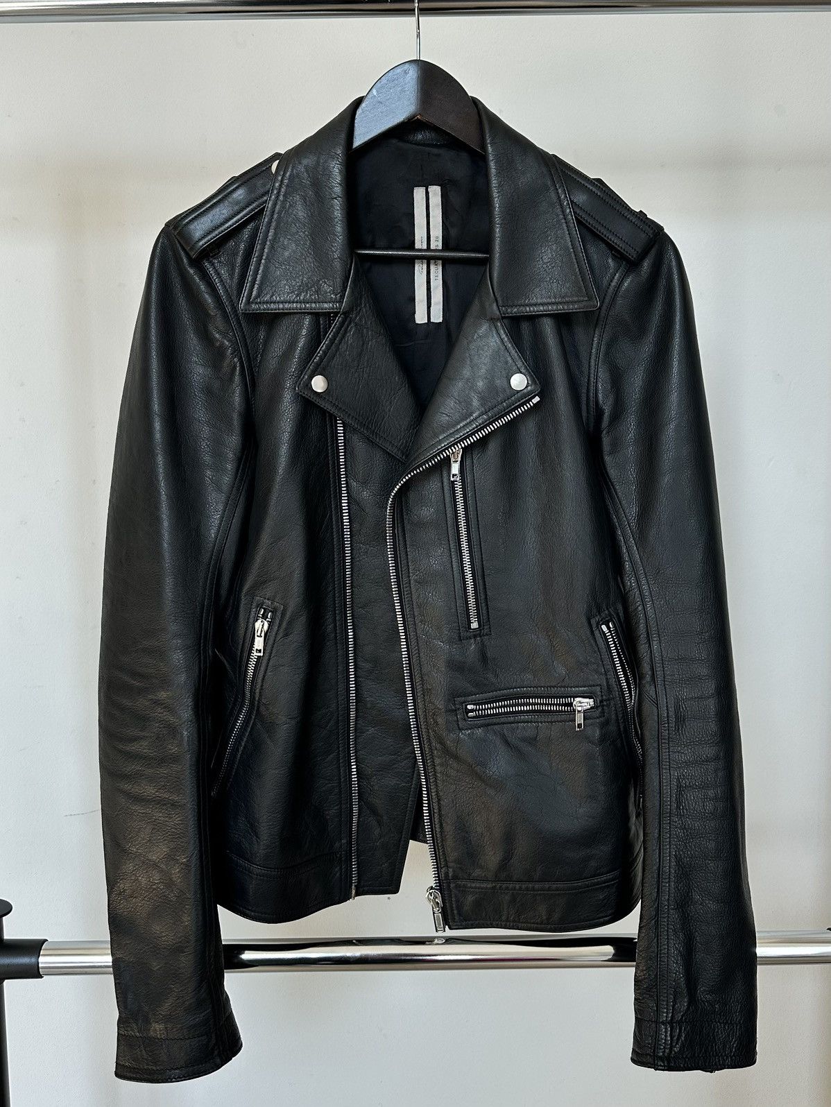 Rick Owens Rick Owens Biker Leather Jacket Size US S / EU 44-46 / 1 - 2 Thumbnail