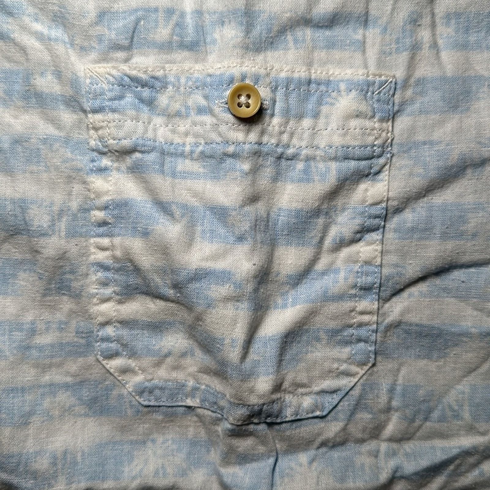 Southern Tide Southern Tide Linen Blend Palm Trees Short Sleeve - 2XL Size US XXL / EU 58 / 5 - 5 Thumbnail
