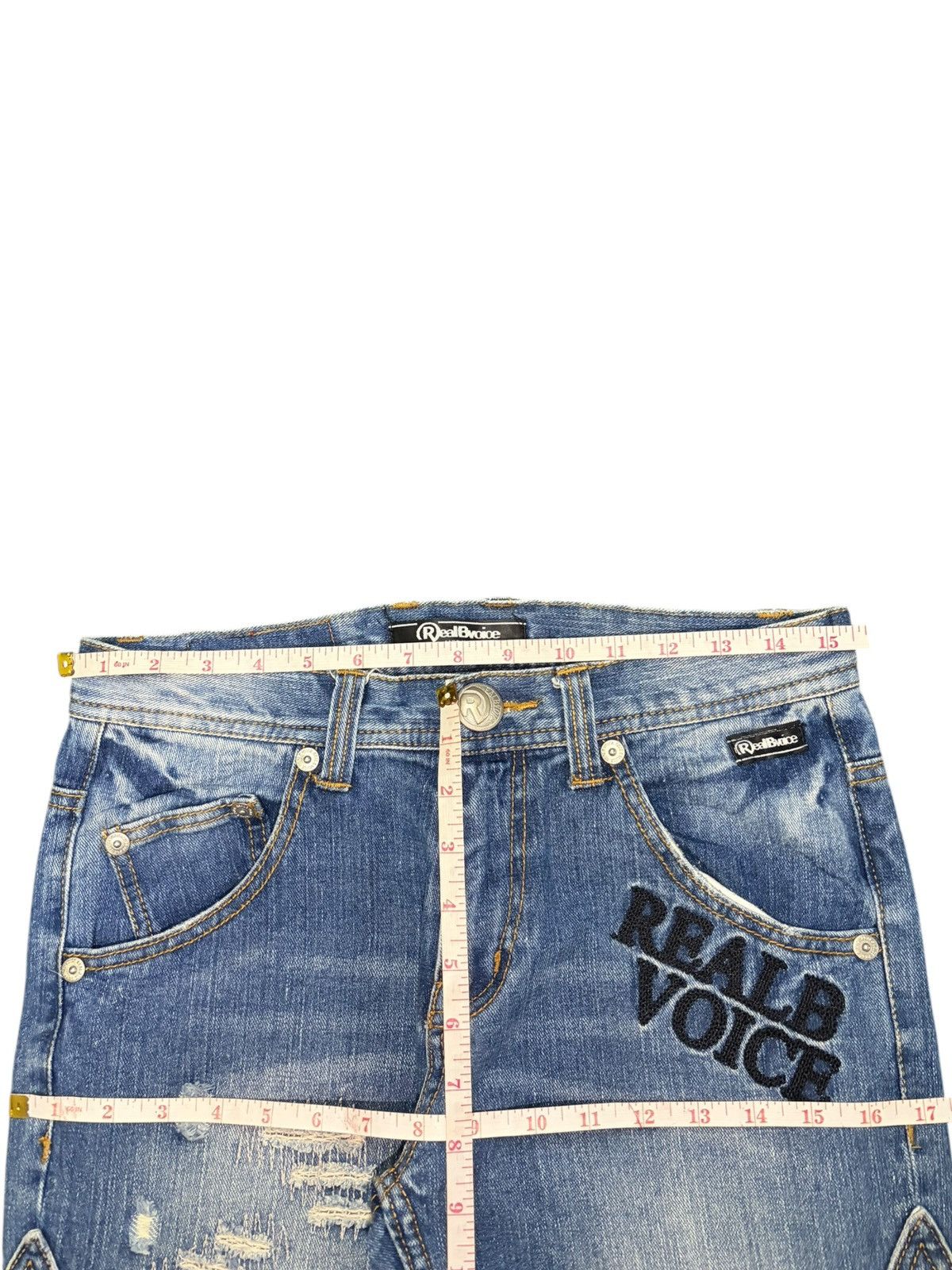 Ksubi Vintage Japanese Brand Cargo Star Distressed Jeans Size 31" - 6 Thumbnail