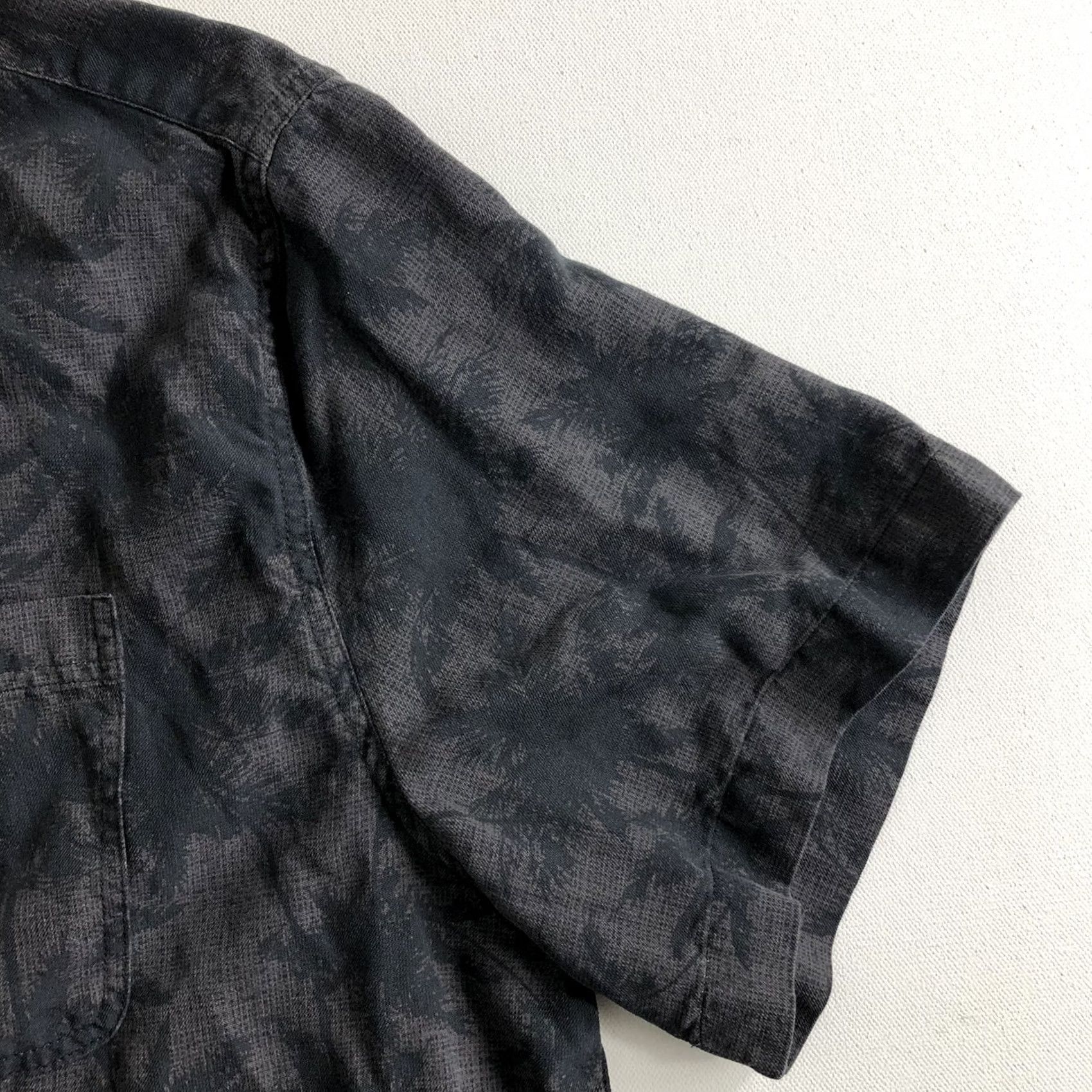 Nat Nast Nat Nast Luxury Silk Blend Short Sleeve Button Shirt XL Palm Trees Size US XL / EU 56 / 4 - 4 Thumbnail