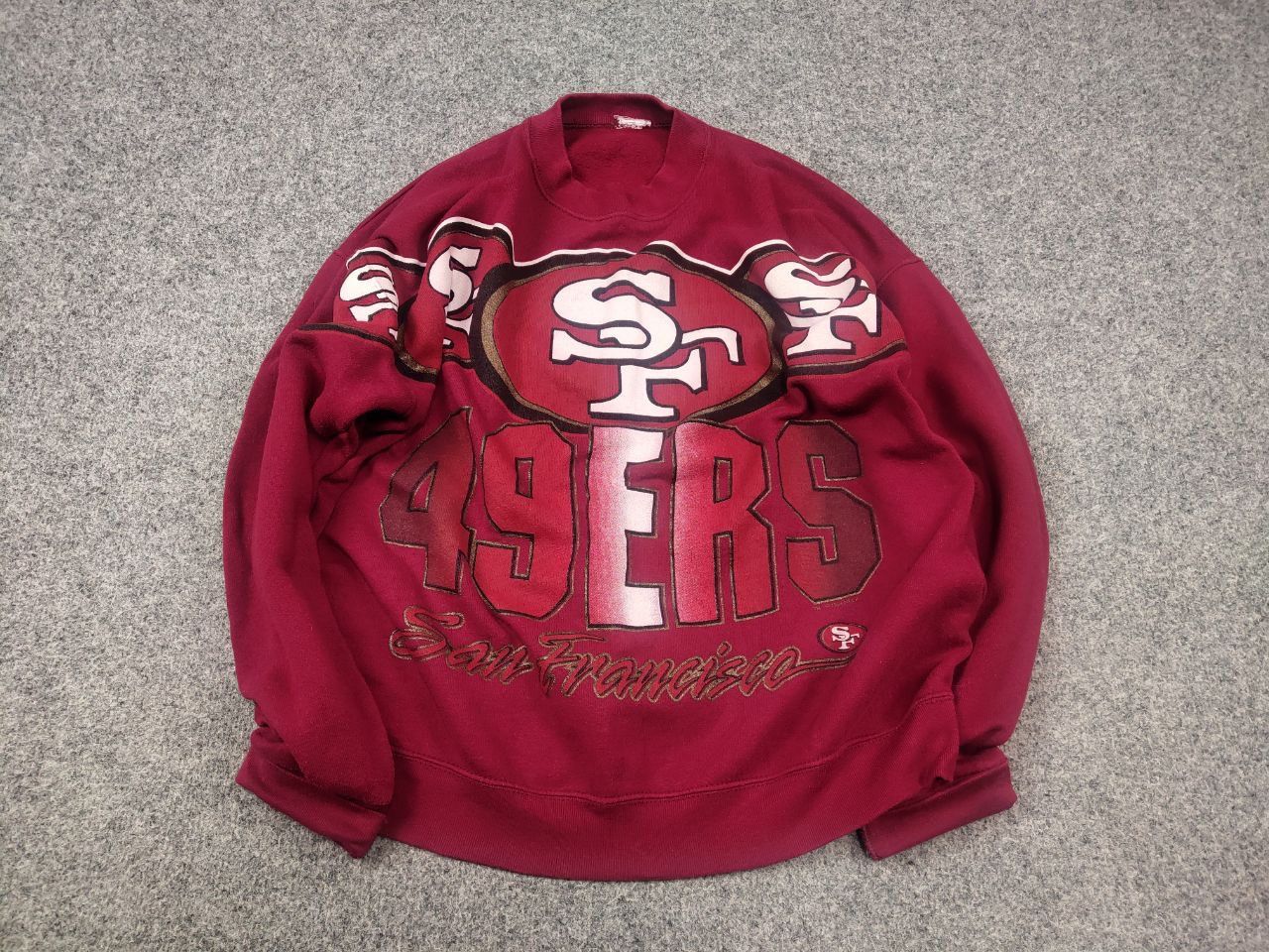 NFL Vintage 90's San Francisco 49ers NFL Big Logo Sweatshirt Size US M / EU 48-50 / 2 - 4 Thumbnail