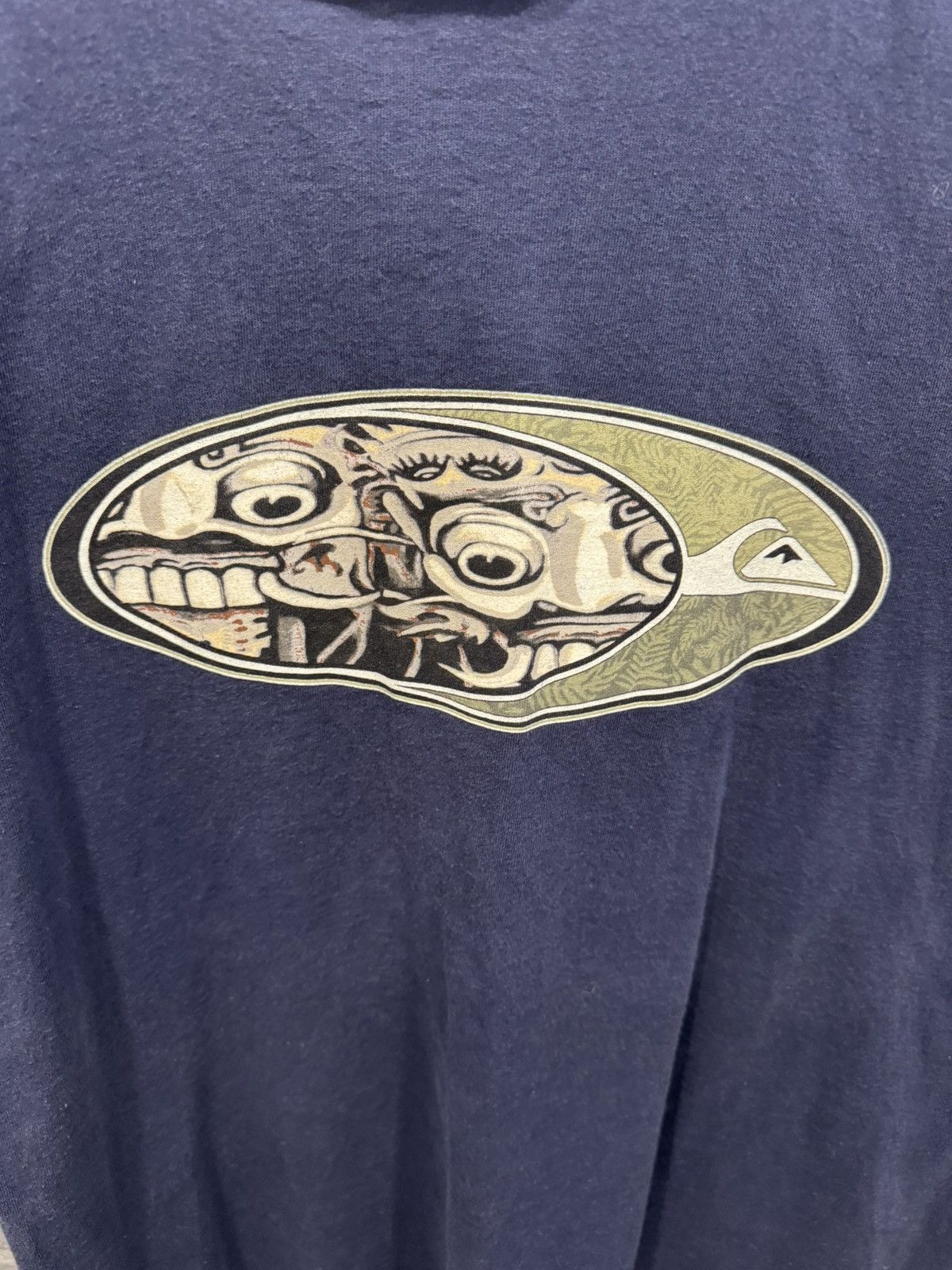Quiksilver Vintage navy blue made in usa 90s Quiksilver tank top Size US L / EU 52-54 / 3 - 4 Thumbnail