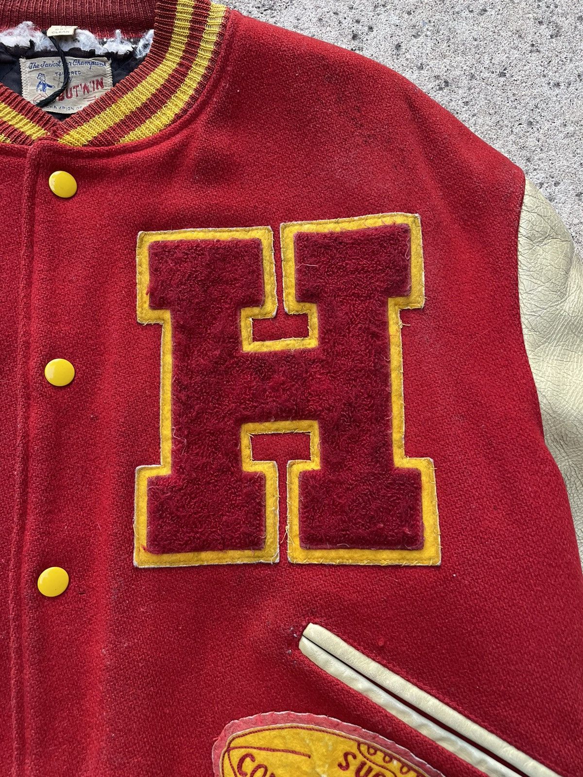 Vintage Vintage 80s letterman jacket Size US L / EU 52-54 / 3 - 5 Thumbnail
