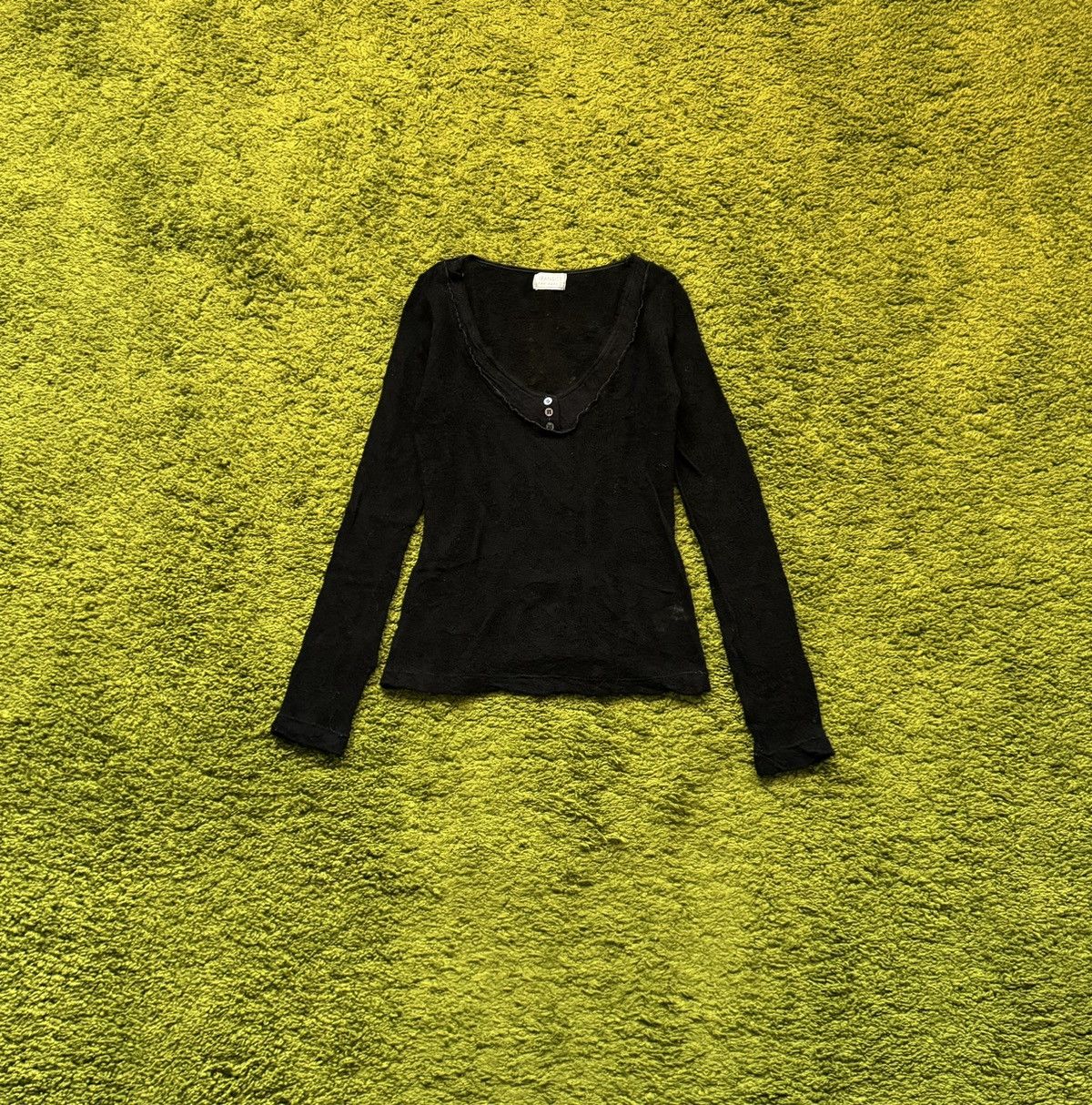 Transit × Transit Uomo Transit par-such avant garde mesh wool sweater Size S / US 4 / IT 40 - 1 Thumbnail