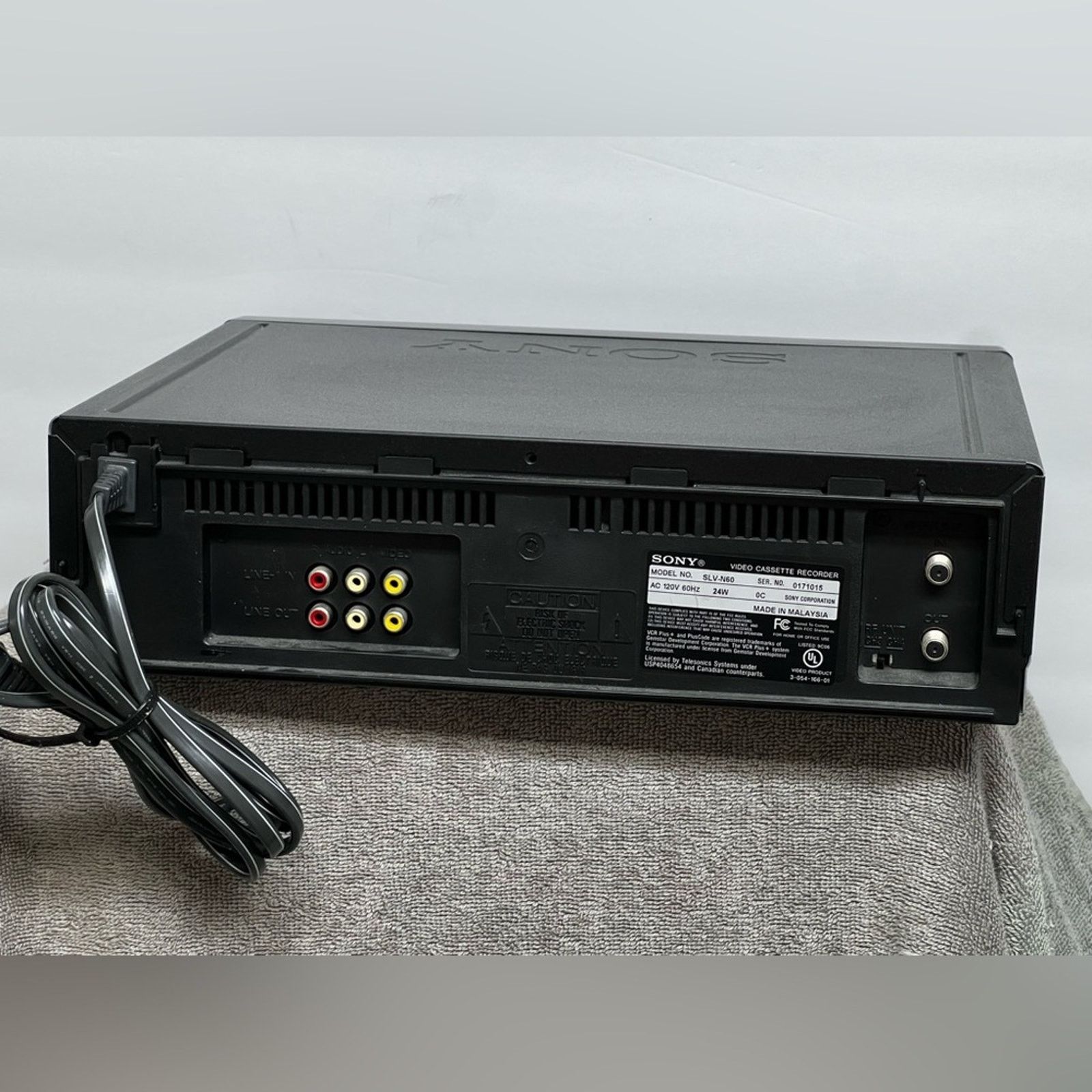 Sony Sony SLV-N60 VCR VHS Player 4-Head NO Remote - TESTED/WORKS Size ONE SIZE - 2 Thumbnail