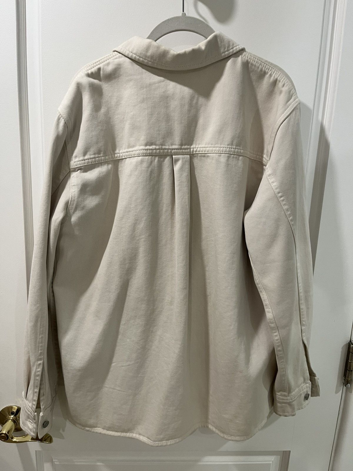 Zara Denim Shirt Jacket Size US L / EU 52-54 / 3 - 3 Thumbnail
