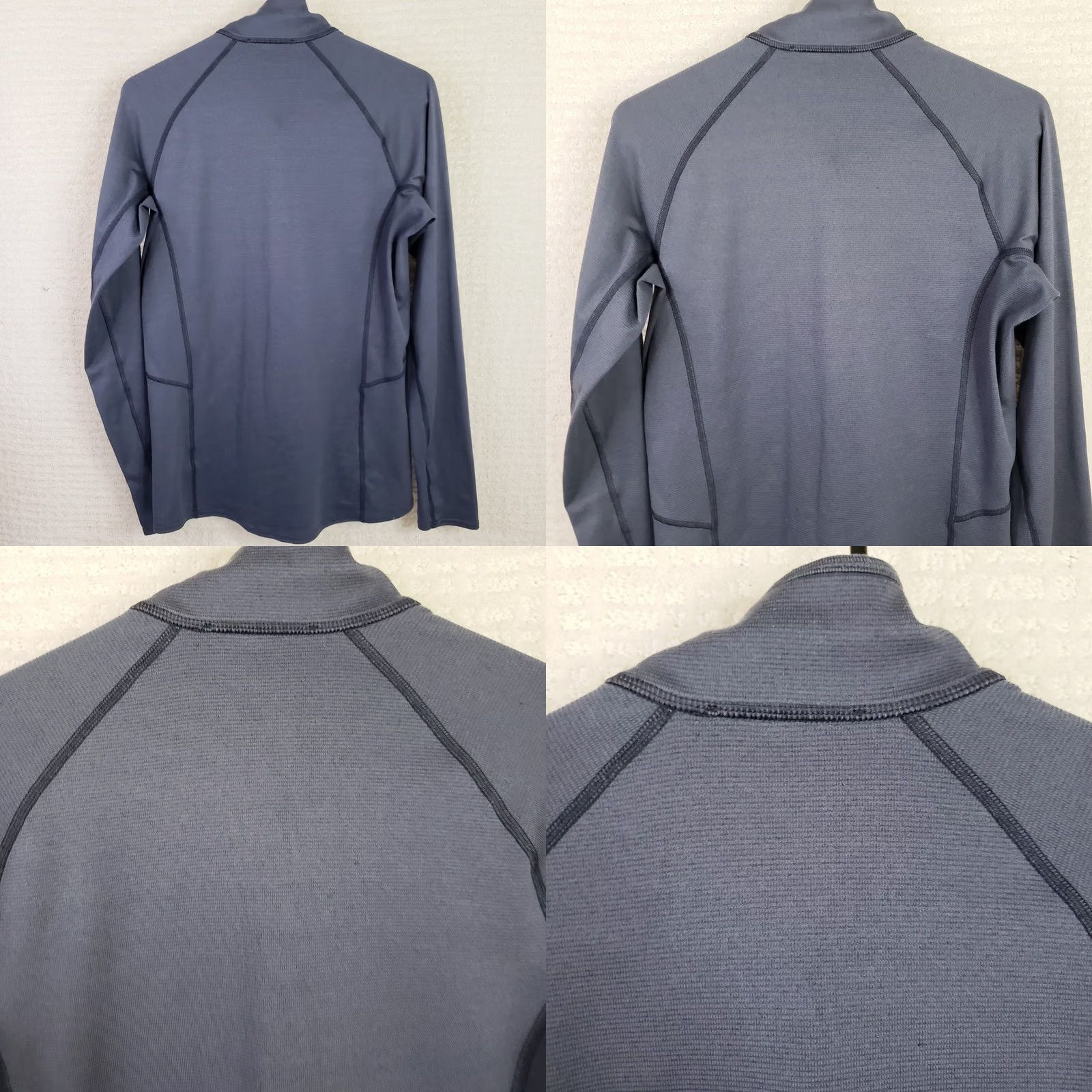Vintage LL Bean Jacket Waffle Knit Inside Women's S Blue 1/2 Zip Pockets Regular Fit Short Sleeve Long Sleeve Zip Pockets 1/2 Zip Shirt Coat Jacket Size S / US 4 / IT 40 - 8 Thumbnail