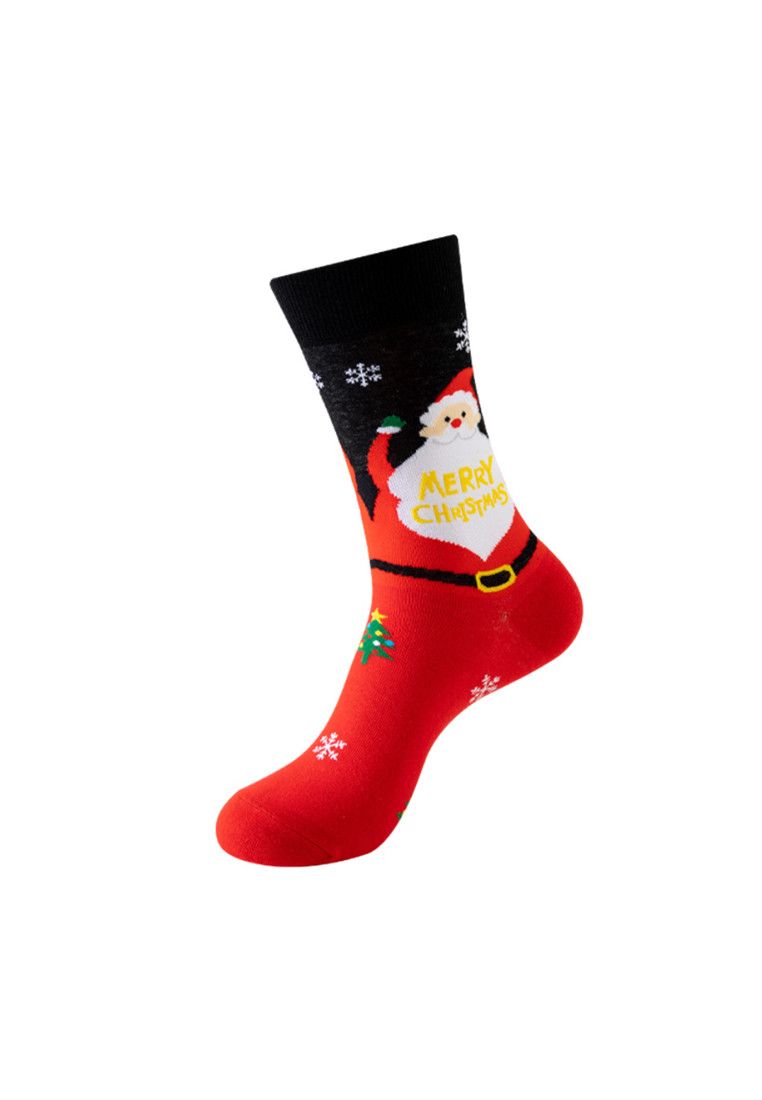 Other Set of 5 Pairs Christmas Theme Pattern Cozy Socks (One Size) Size ONE SIZE - 5 Thumbnail