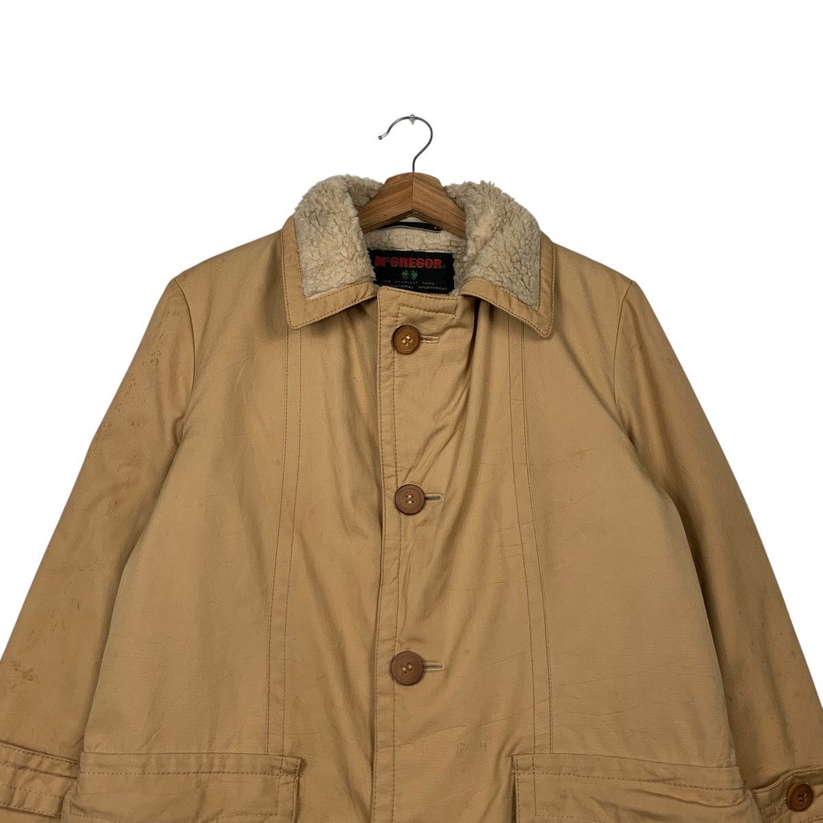 McGregor Vintage 90’s McGREGOR Sherpa Coat Jacket #2284-C101 Size US S / EU 44-46 / 1 - 2 Thumbnail