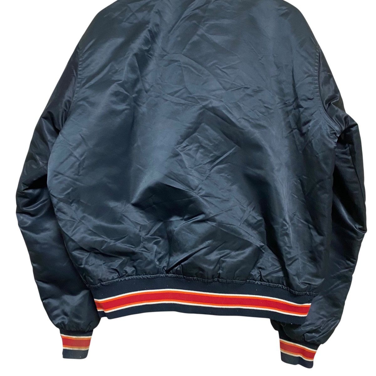 NBA Vintage 80s Miami Heat Sateen Bomber Jacket Starter Size US L / EU 52-54 / 3 - 11 Thumbnail