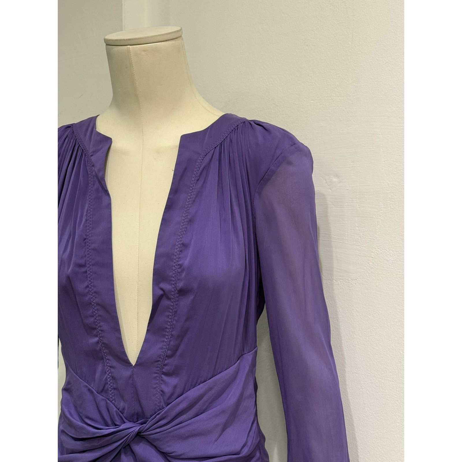 Gucci 2004 Gucci by Tom Ford purple dress Size S / US 4 / IT 40 - 5 Thumbnail