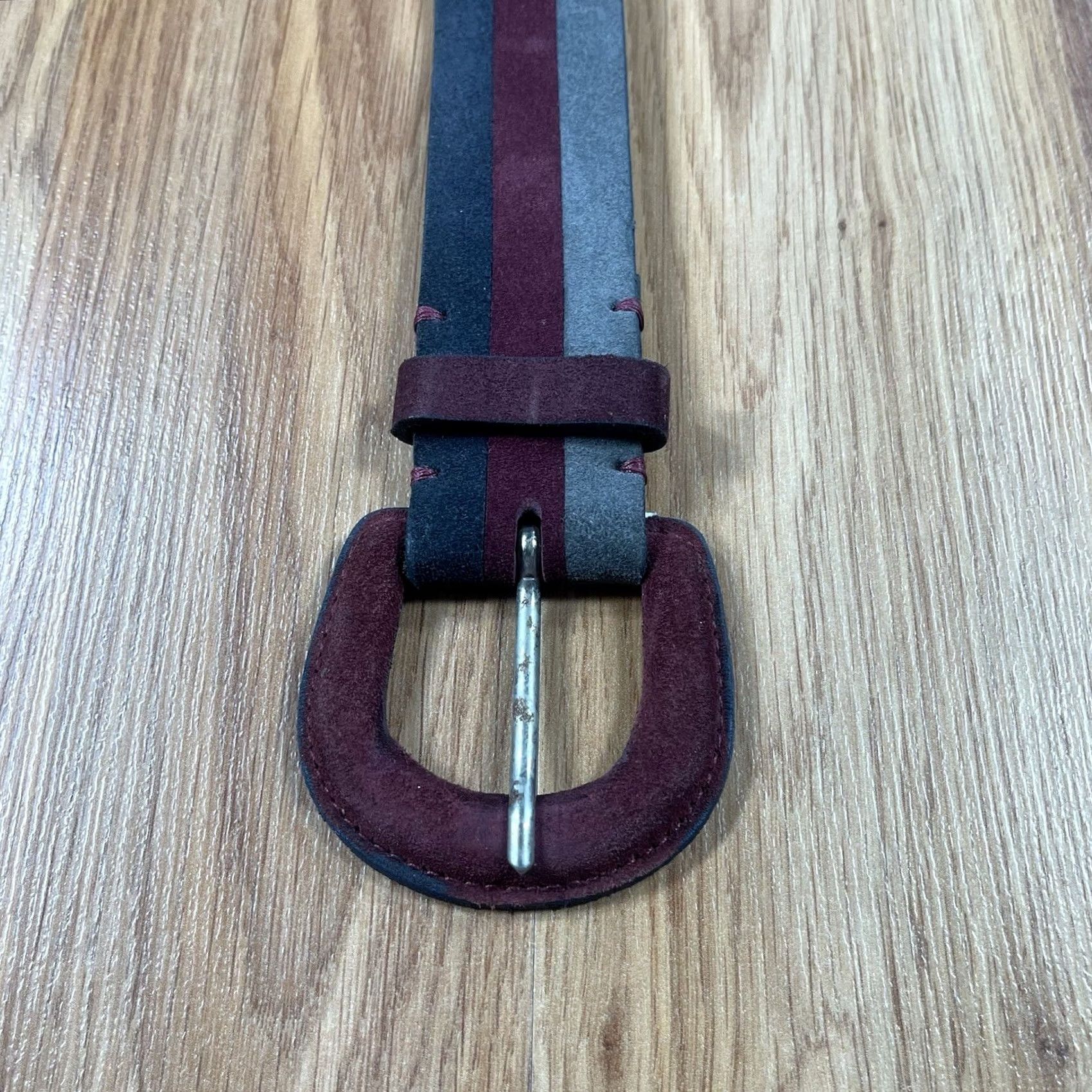 Jigsaw Jigsaw Belt Women’s Leather Suede Size S Small Multicolor 1.5” Wide Size ONE SIZE - 2 Thumbnail