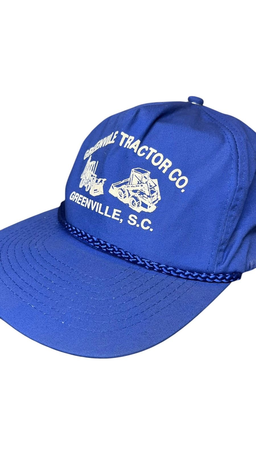 Other Vintage Greenville Tractor Co. Blue Snapback Hat Size ONE SIZE - 1 Thumbnail