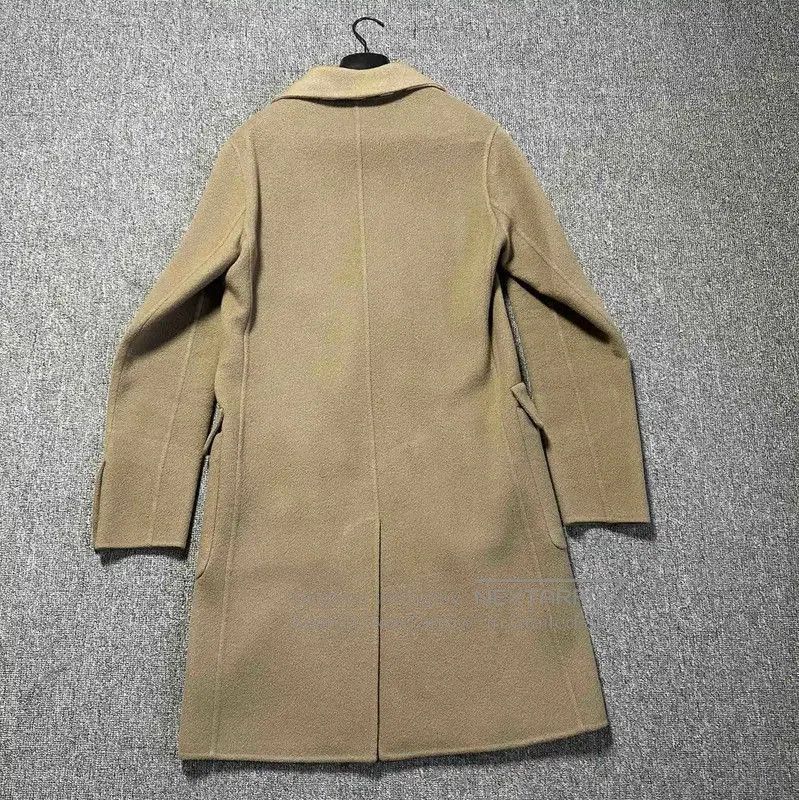 Burberry Burberry Long Cashmere Coat in Khaki. Size M / US 6-8 / IT 42-44 - 5 Thumbnail