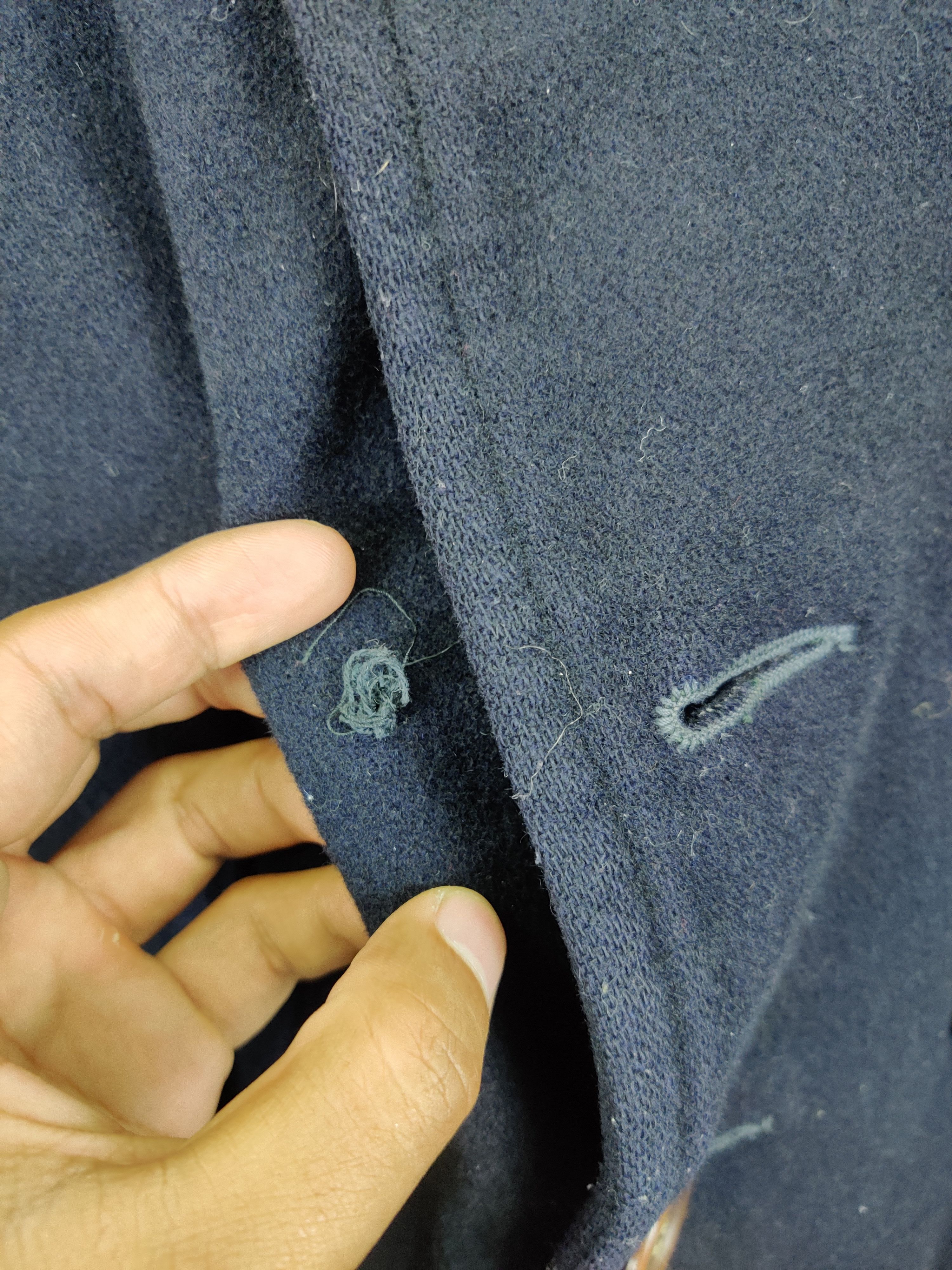 Blue Blue Japan Vintage Blue Blue Japan Wool Double Breasted Coat Size US M / EU 48-50 / 2 - 10 Thumbnail