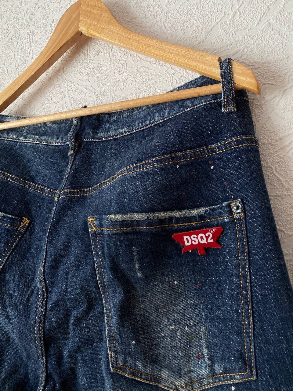 Dsquared2 Dsquared Jeans Italian Designer Navy Denim Rare Vintage Y2K Size US 36 / EU 52 - 5 Thumbnail