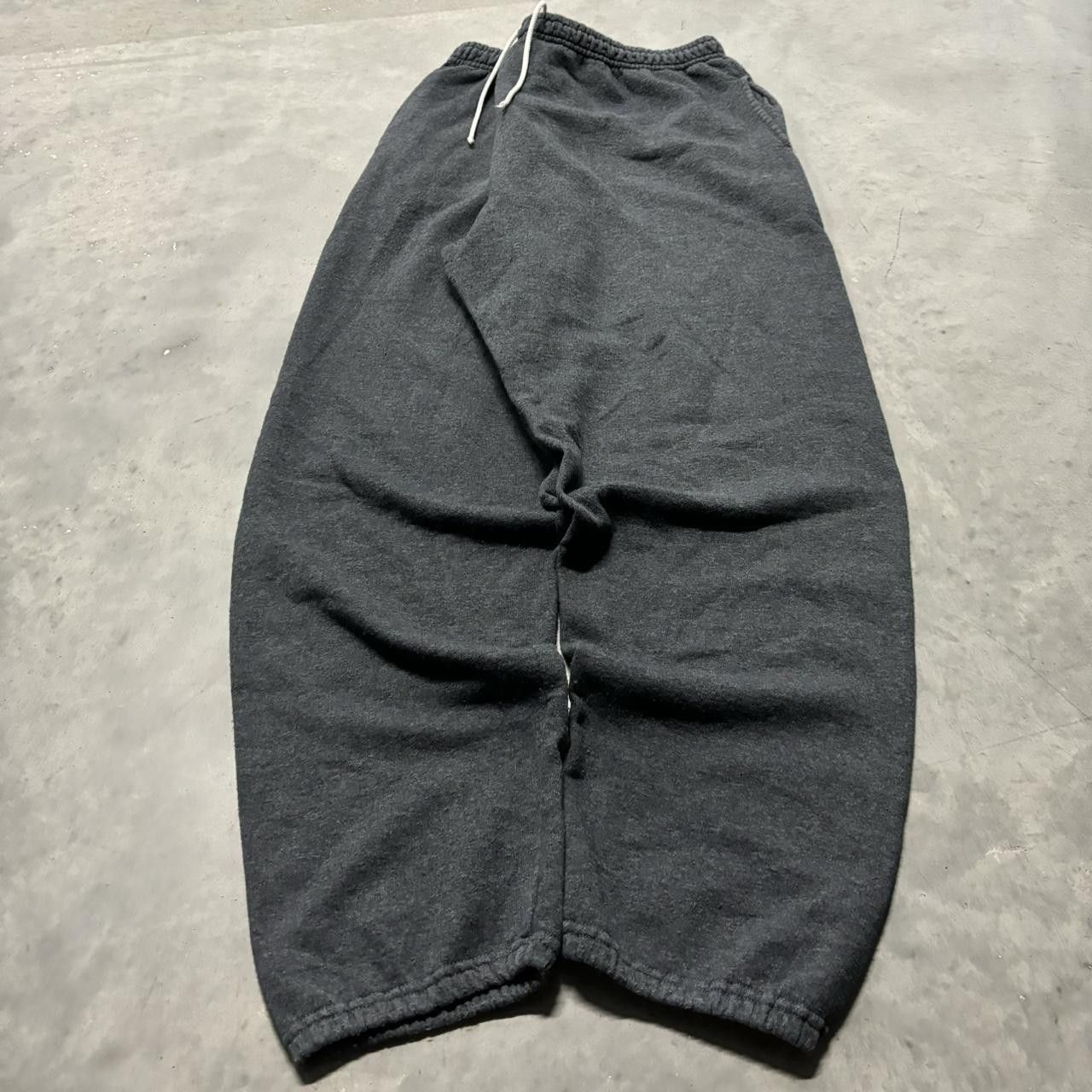 Japanese Brand × Vintage Crazy Vintage Y2K/2000s Dark Grey Skater Essential Sweatpants! Size US 34 / EU 50 - 3 Thumbnail