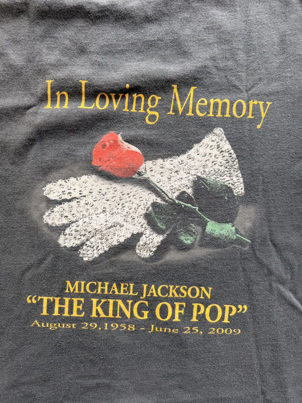 Vintage Vintage Michael Jackson SS T-Shirt Size US S / EU 44-46 / 1 - 5 Thumbnail