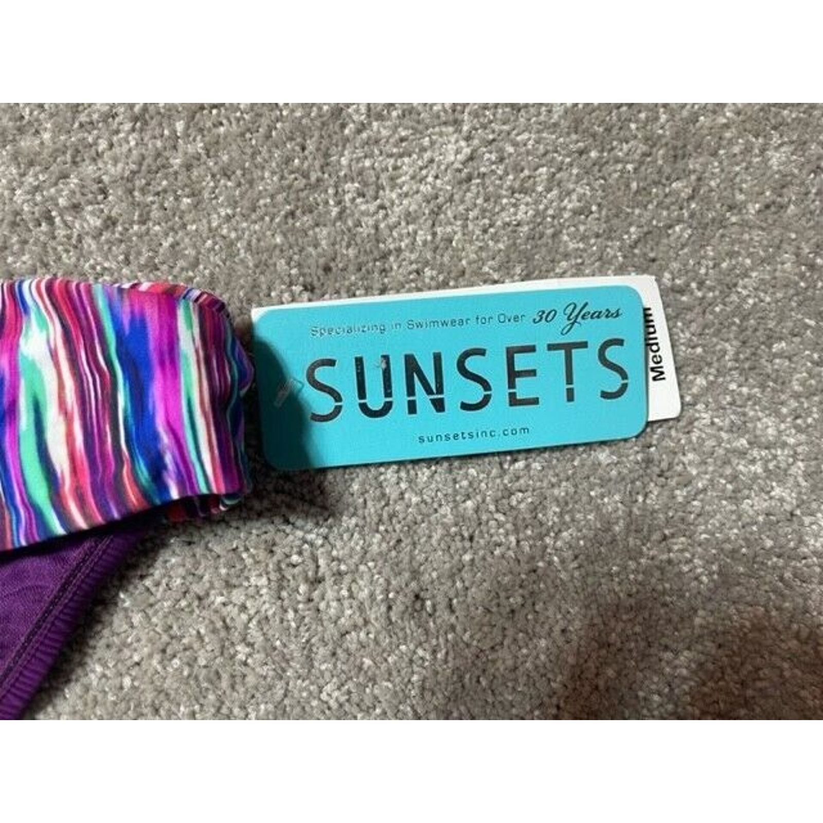 Other Sunsets Bikini Swim Bottom Womens M Spectrum Banded Purple Size M / US 6-8 / IT 42-44 - 9 Thumbnail