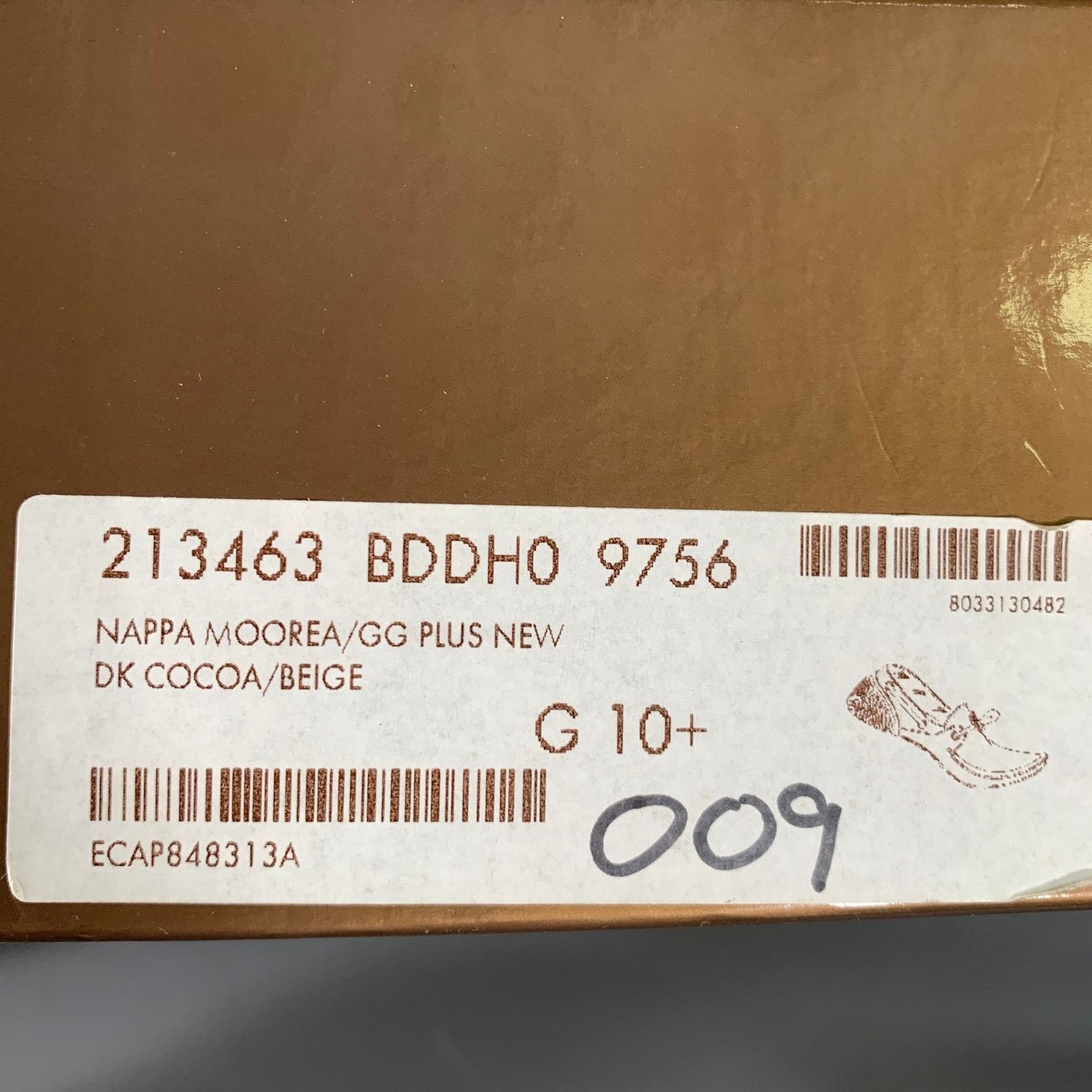 Gucci GUCCI Size 9.5 Tan Brown Monogram Leather Drivers Loafers Size US 9.5 / EU 42-43 - 11 Thumbnail