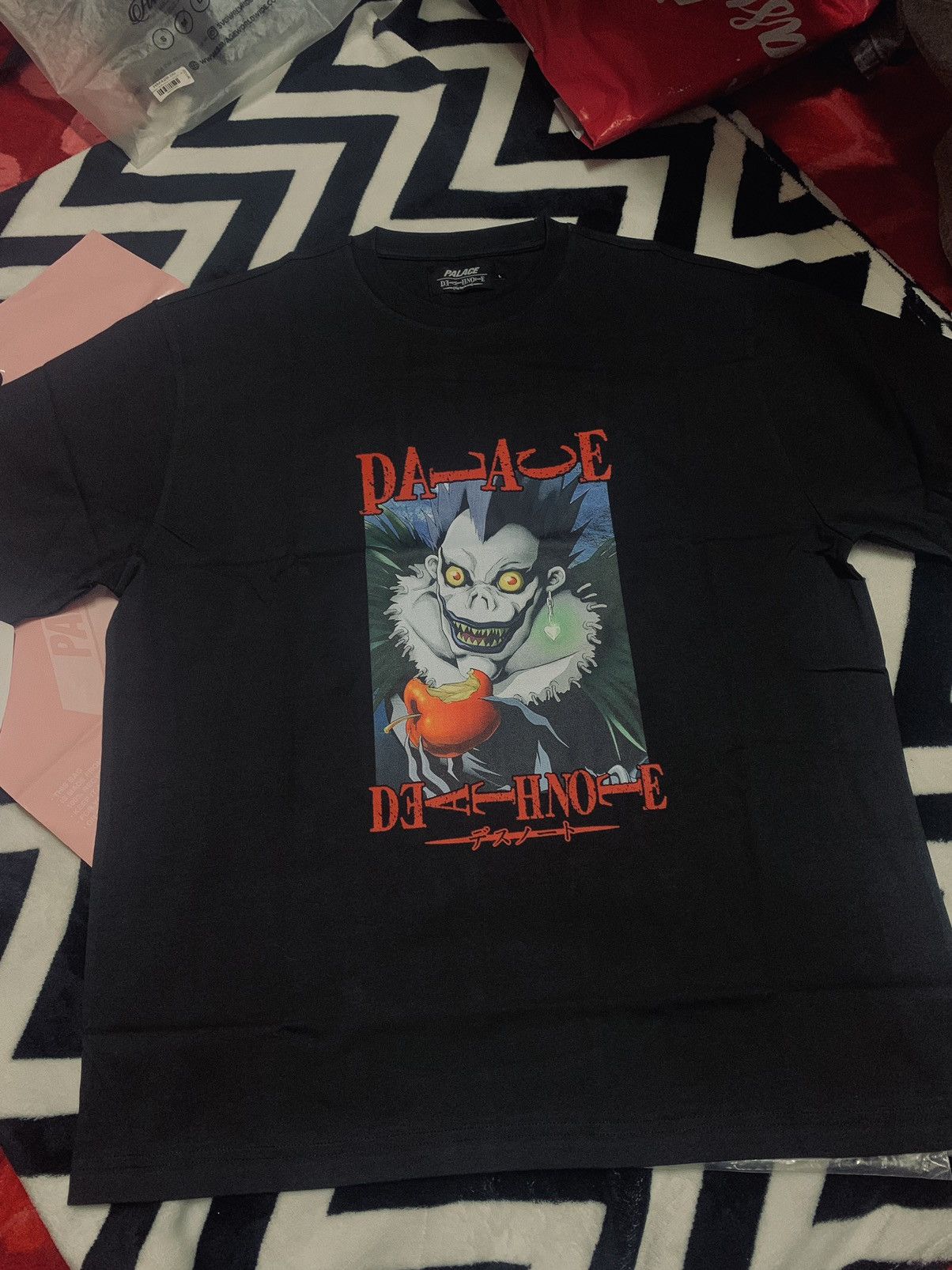 Palace Palace x Death Note Tee (Black) Size US L / EU 52-54 / 3 - 2 Thumbnail