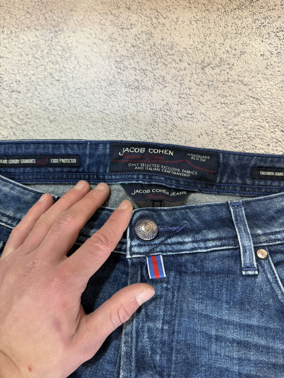 Jacob Cohen Jacob Cohen J622 Comfort Jeans 33 Handmade Dark Wash Denim Size US 33 - 9 Thumbnail