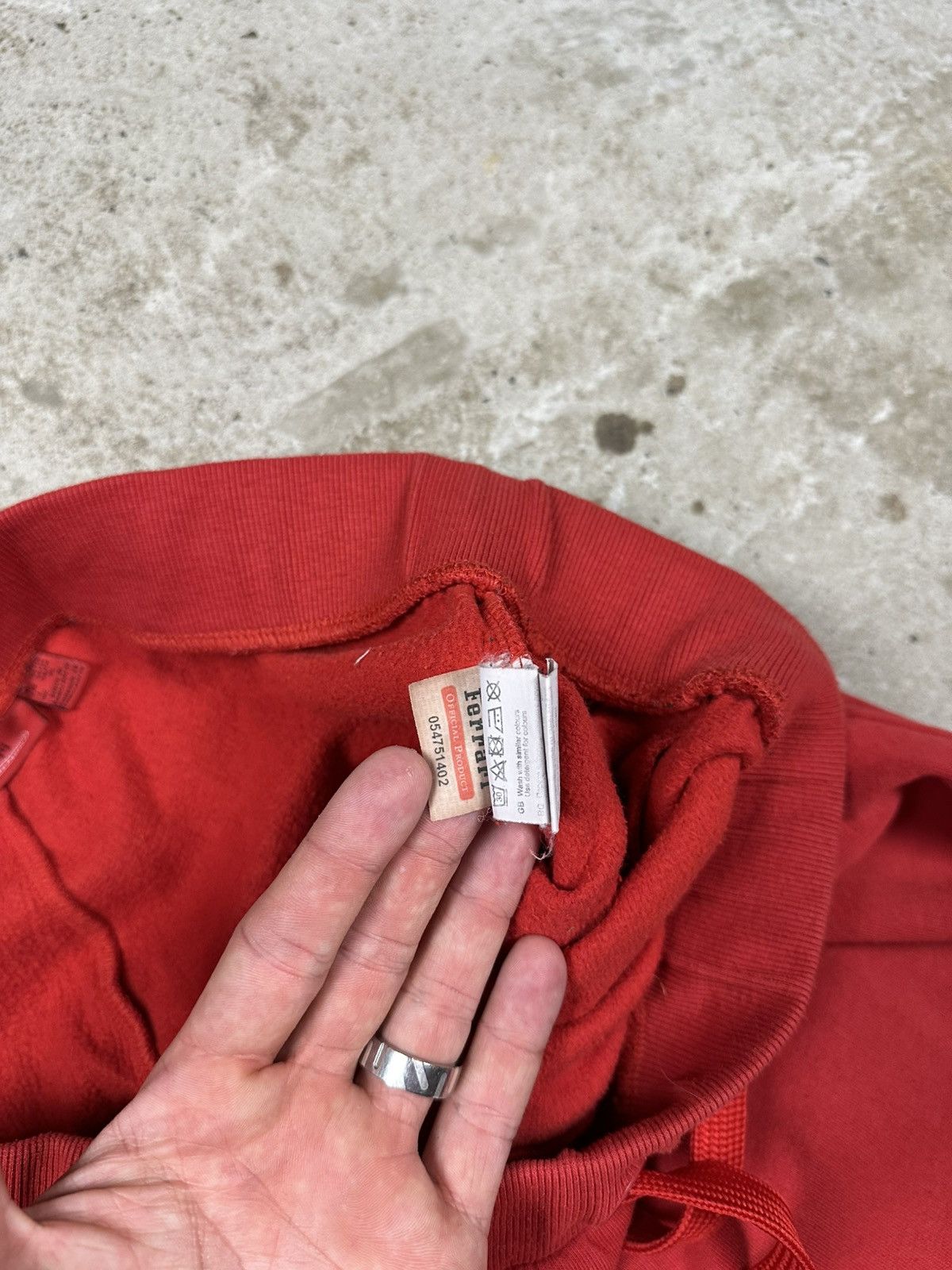 Ferrari Vintage Y2K Ferrari Scuderia Red Baggy Sweatpants Logo Size US 36 / EU 52 - 12 Thumbnail