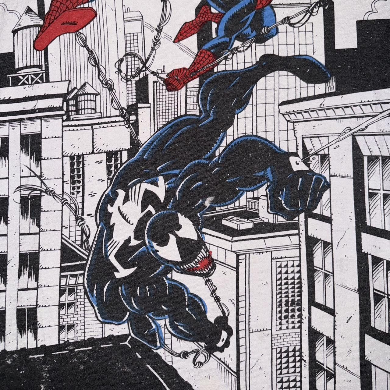Marvel Comics 1993 Spider-Man & Venom In The City All Over Print Comic Tee Size US XL / EU 56 / 4 - 6 Thumbnail