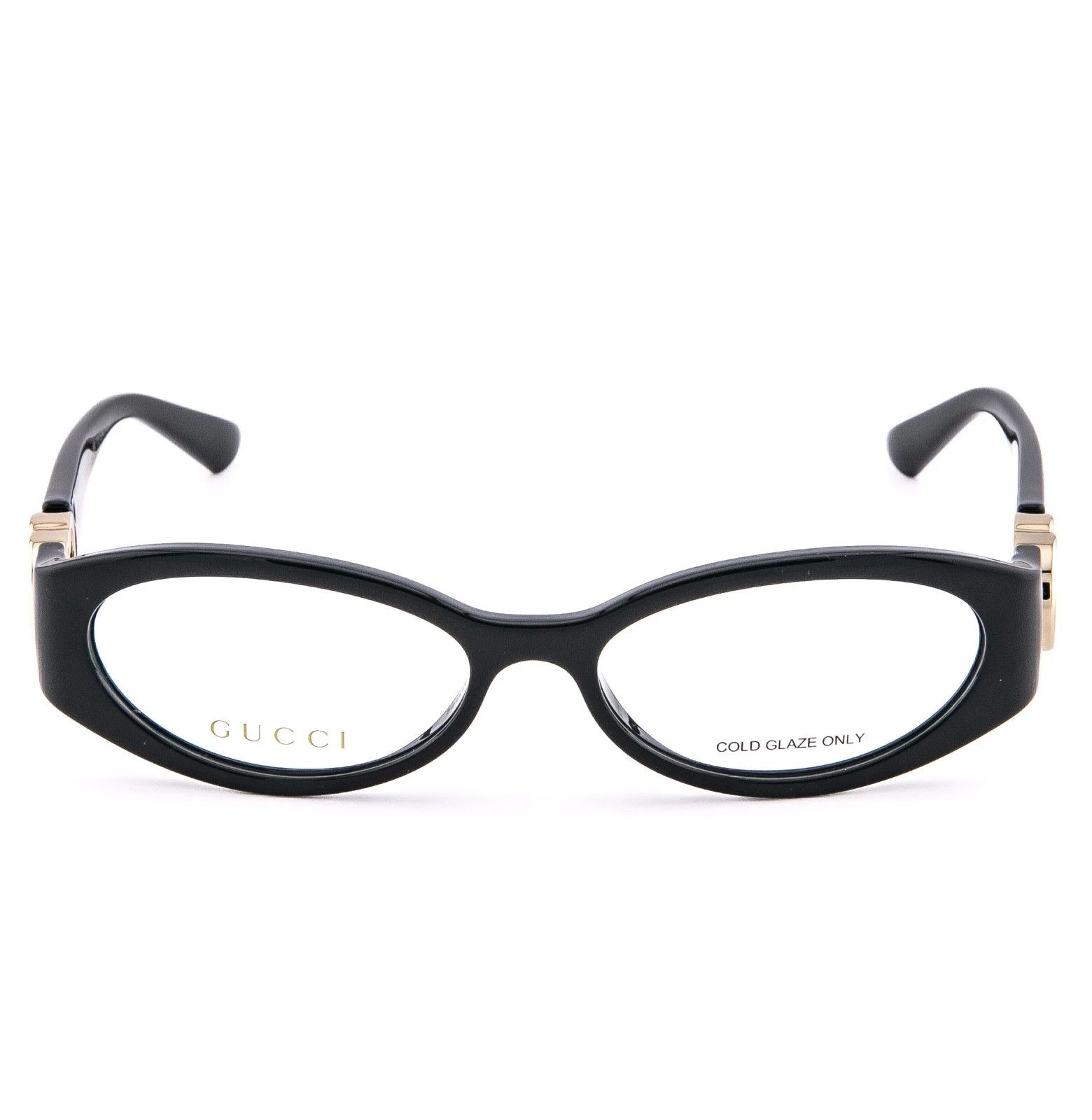 Gucci GUCCI GG1693O 1693 Black GG Logo Oval Unisex Eyeglasses 001 Size ONE SIZE - 4 Thumbnail