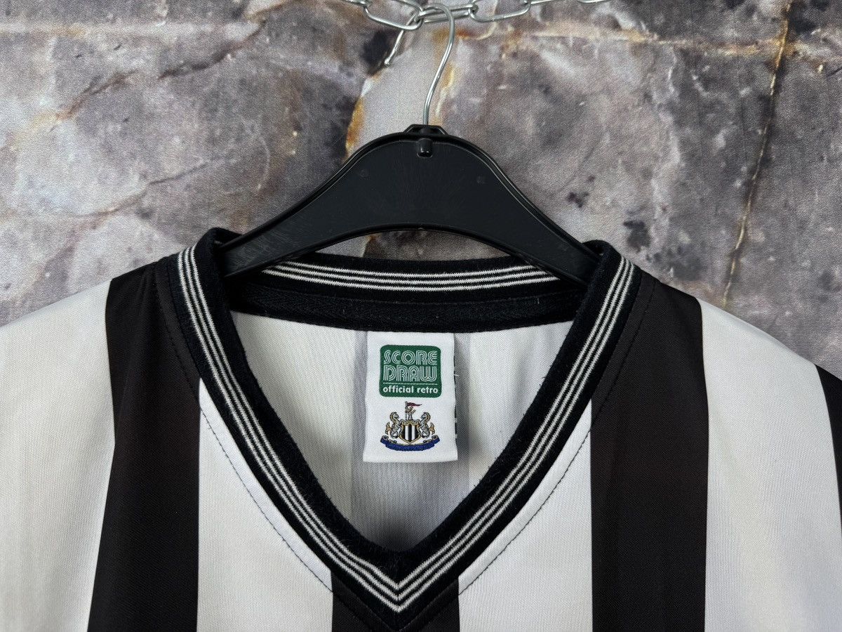 Vintage Score Draw Newcastle United Jersey 1983-1984 Retro Football Size US XL / EU 56 / 4 - 7 Thumbnail
