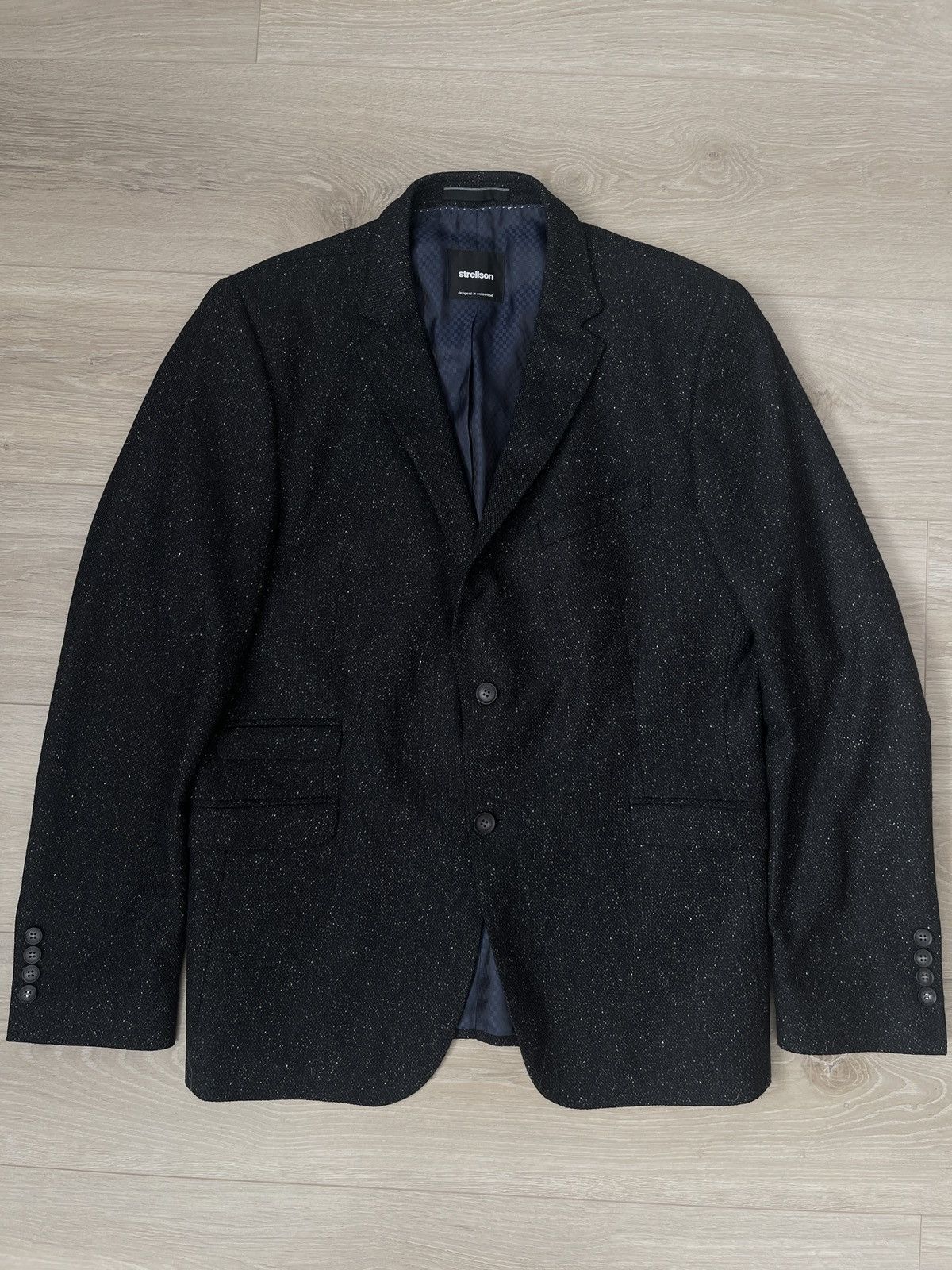 Strellson Strellson sport coat wool silk classic jacket blazer 40R Size 40R - 14 Thumbnail