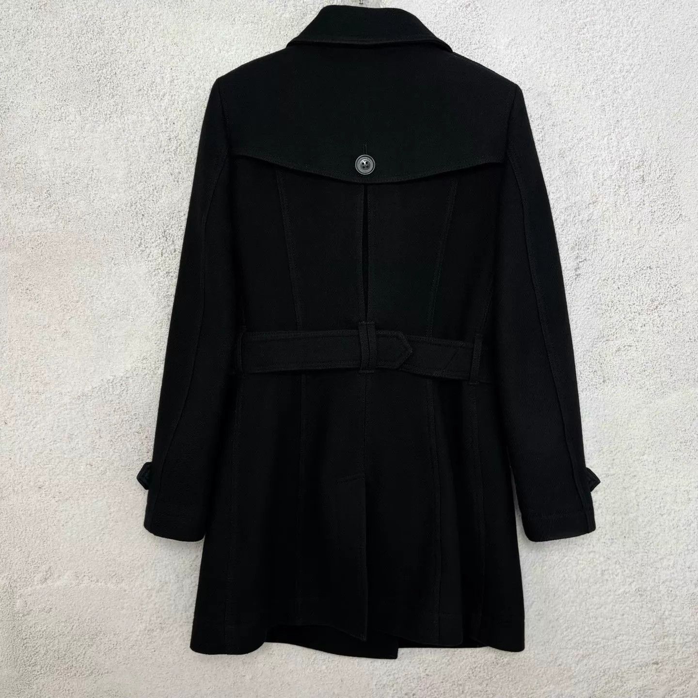 Burberry Burberry Black Double Breasted Wool Coat 38 Size XS / US 0-2 / IT 36-38 - 2 Thumbnail