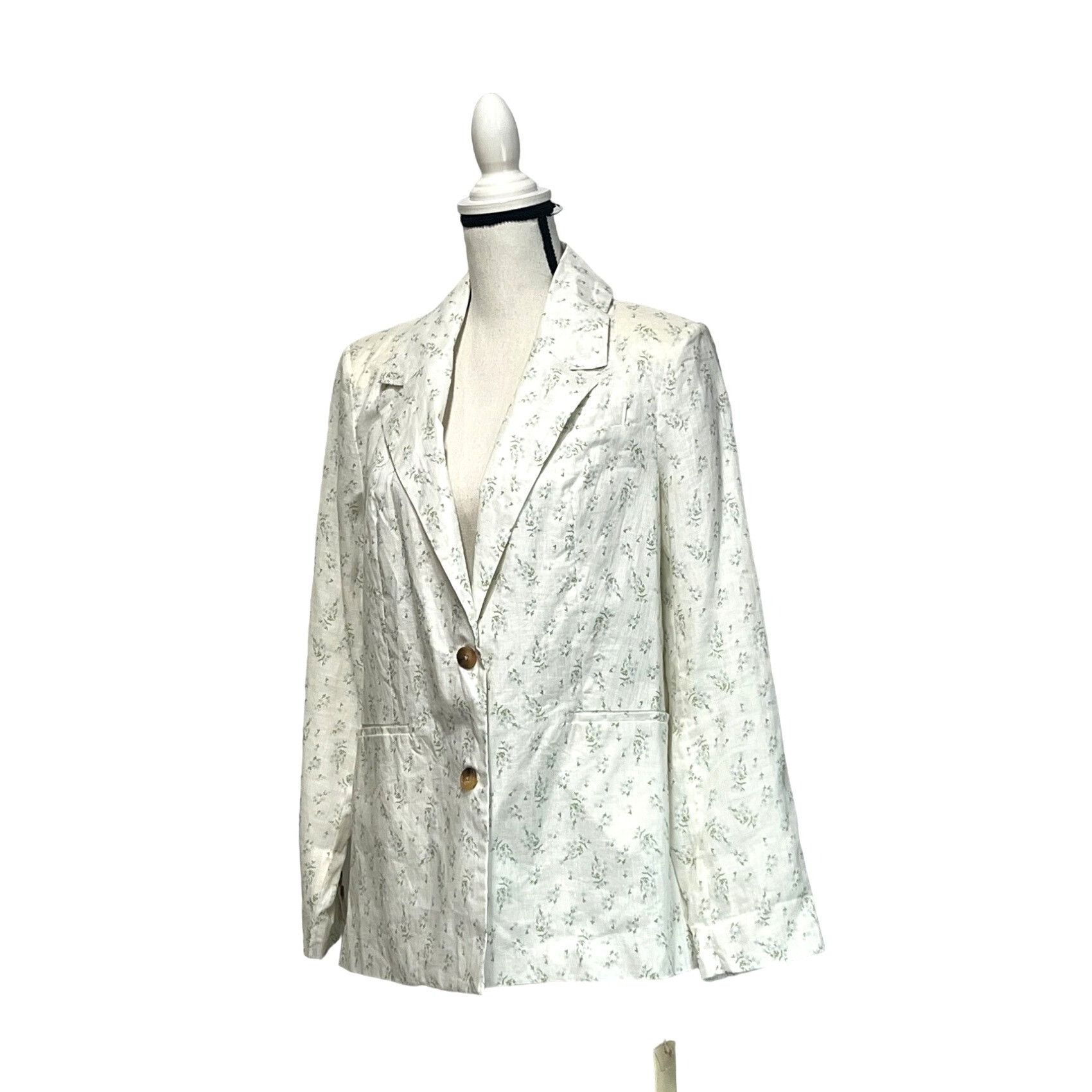 Other BLANKNYC Floral Print Linen Blazer In Flower Field, Sz. S Size S / US 4 / IT 40 - 3 Thumbnail