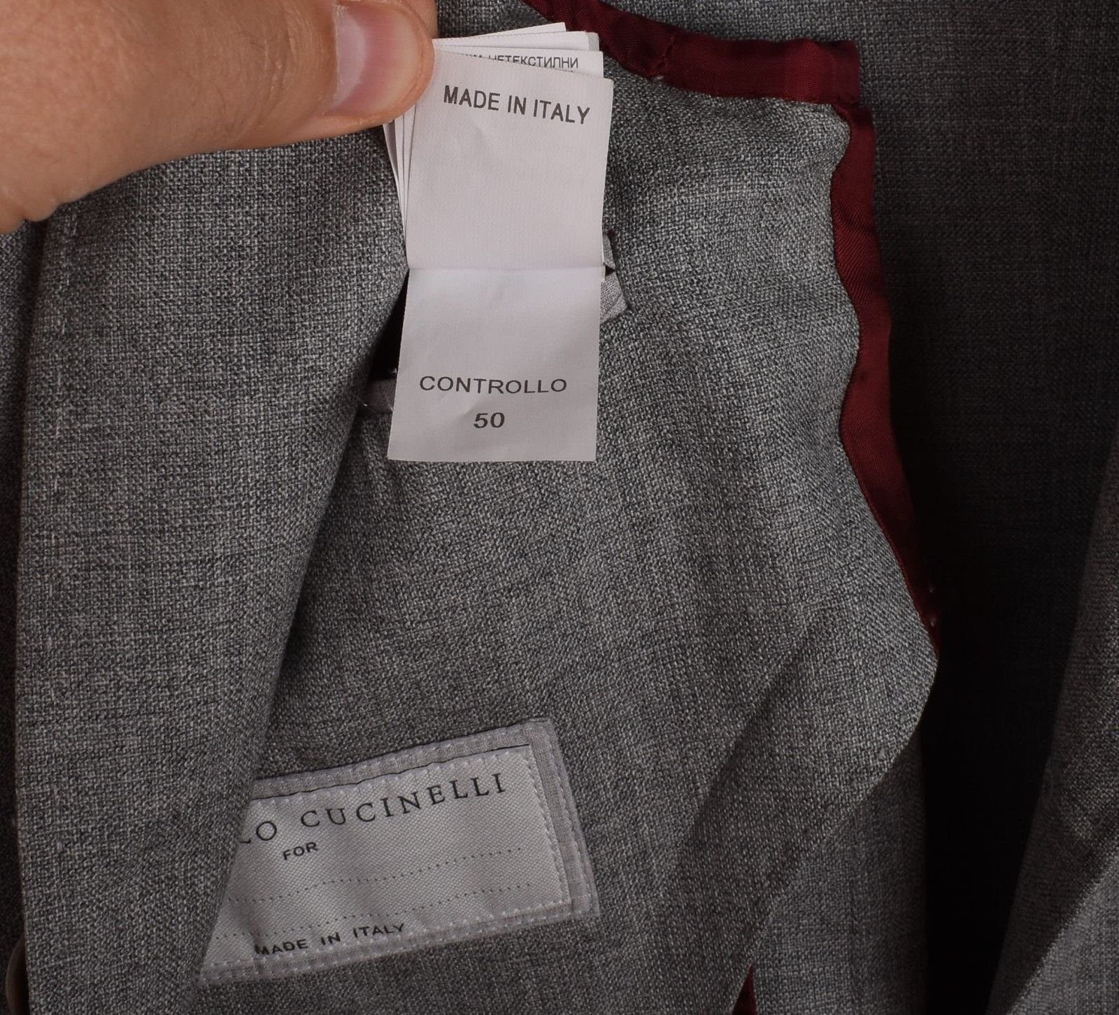Brunello Cucinelli Brunello Cucinelli Men Jacket Light Blazer light 52/L, S1530 Size US L / EU 52-54 / 3 - 7 Thumbnail
