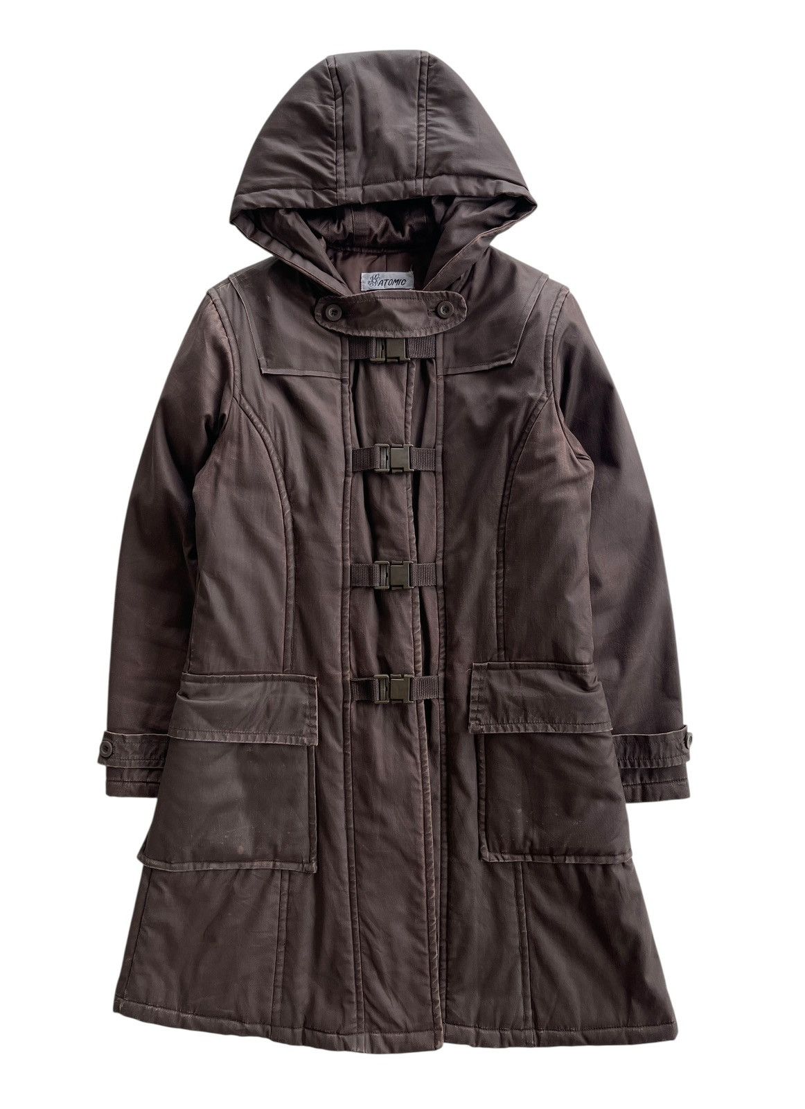 Atomic Atomic Waxed Parka Hooded Jacket Size M / US 6-8 / IT 42-44 - 2 Thumbnail