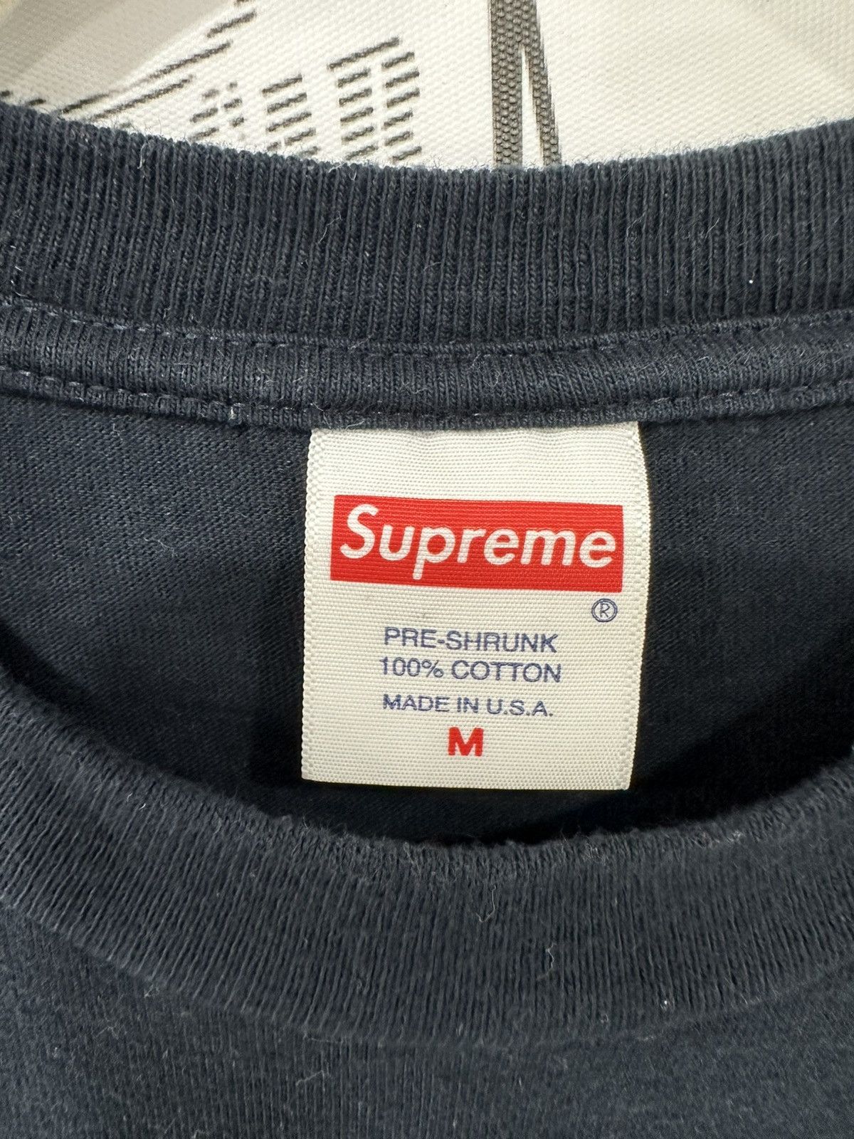 Supreme Supreme Stay Positive Tee Navy Medium Size US M / EU 48-50 / 2 - 4 Thumbnail