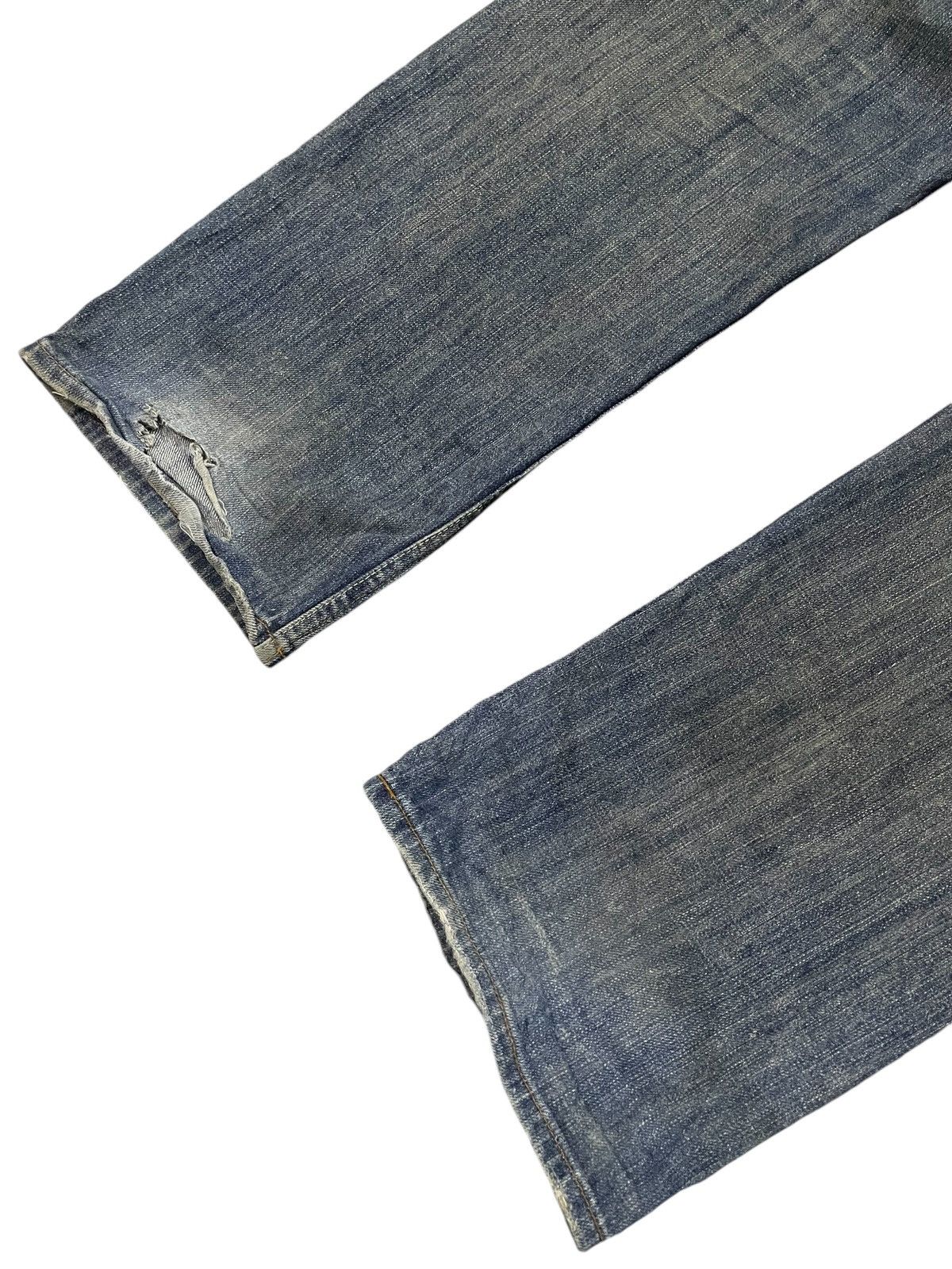 Hysteric Glamour Vintage Japanese Brand Mud Wash Loose Distressed Jeans Size US 36 / EU 52 - 12 Thumbnail