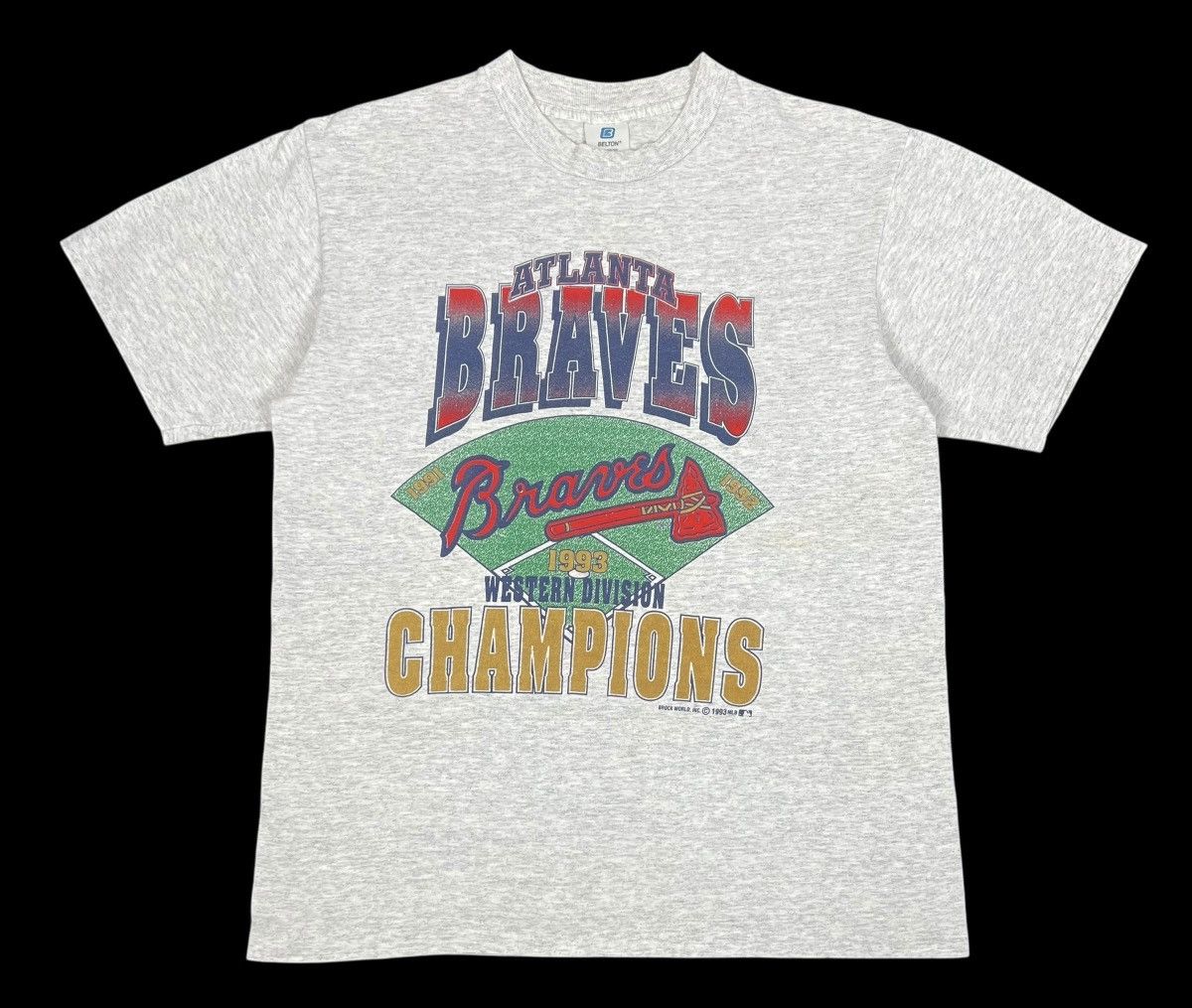 MLB 90s Vintage Atlanta Braves Tee Size US L / EU 52-54 / 3 - 1 Thumbnail