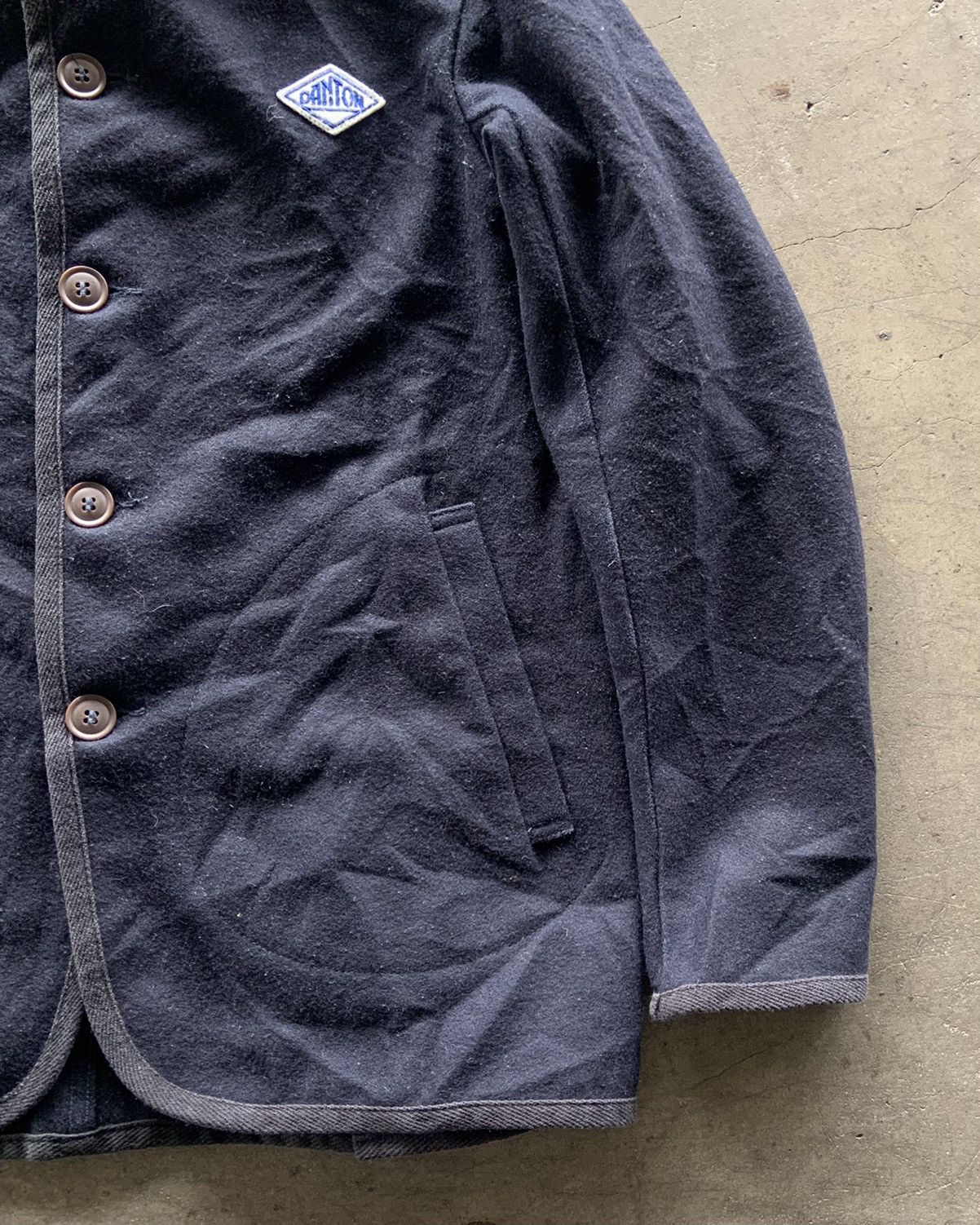 Issey Miyake × Japanese Brand × Vintage 1990s Panton Vetements De Travail Wool Jacket Japan Size US M / EU 48-50 / 2 - 2 Thumbnail
