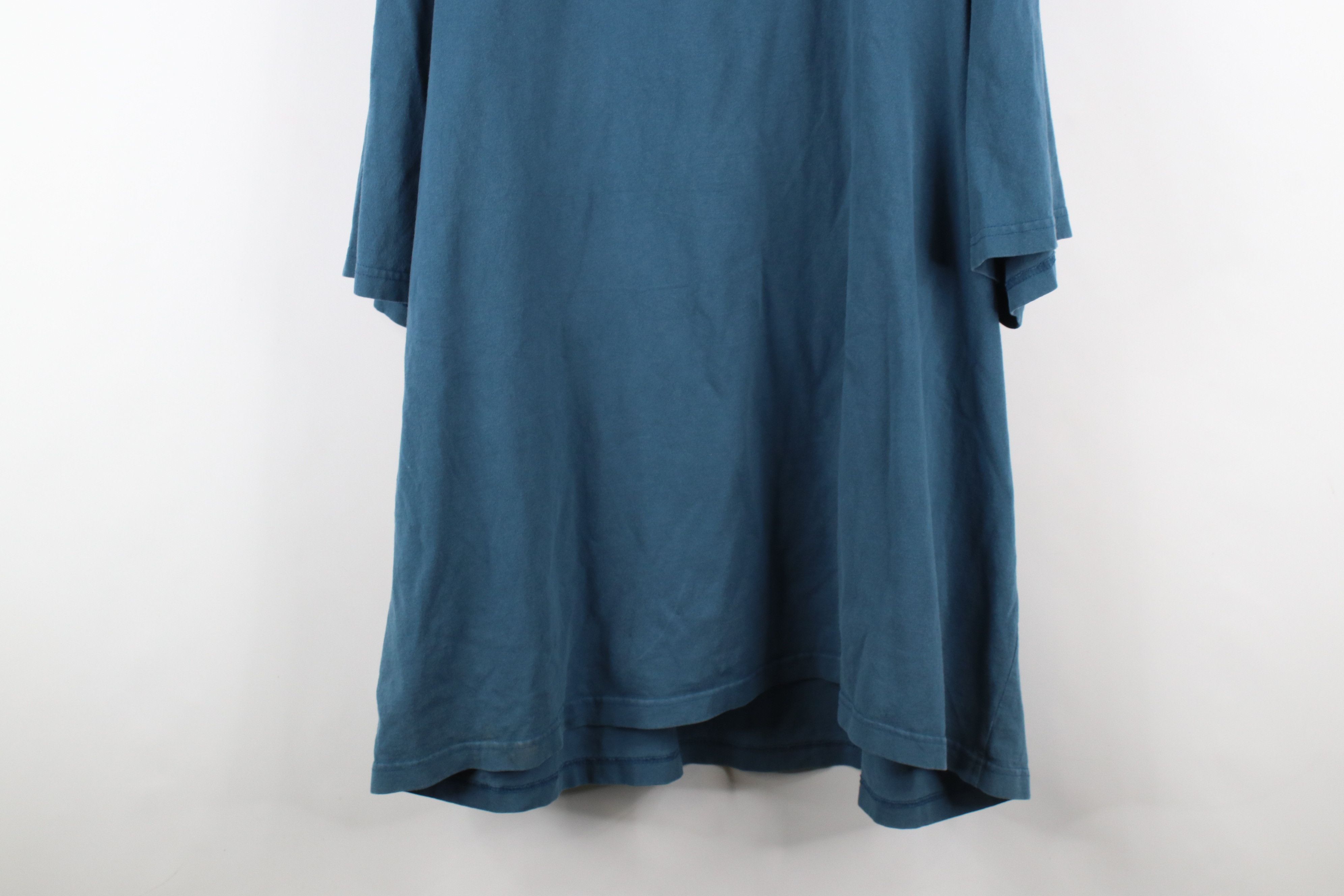 Carhartt × Vintage Vintage Y2K Carhartt Box Logo Henley T-Shirt Blue Cotton Size US XXL / EU 58 / 5 - 14 Thumbnail