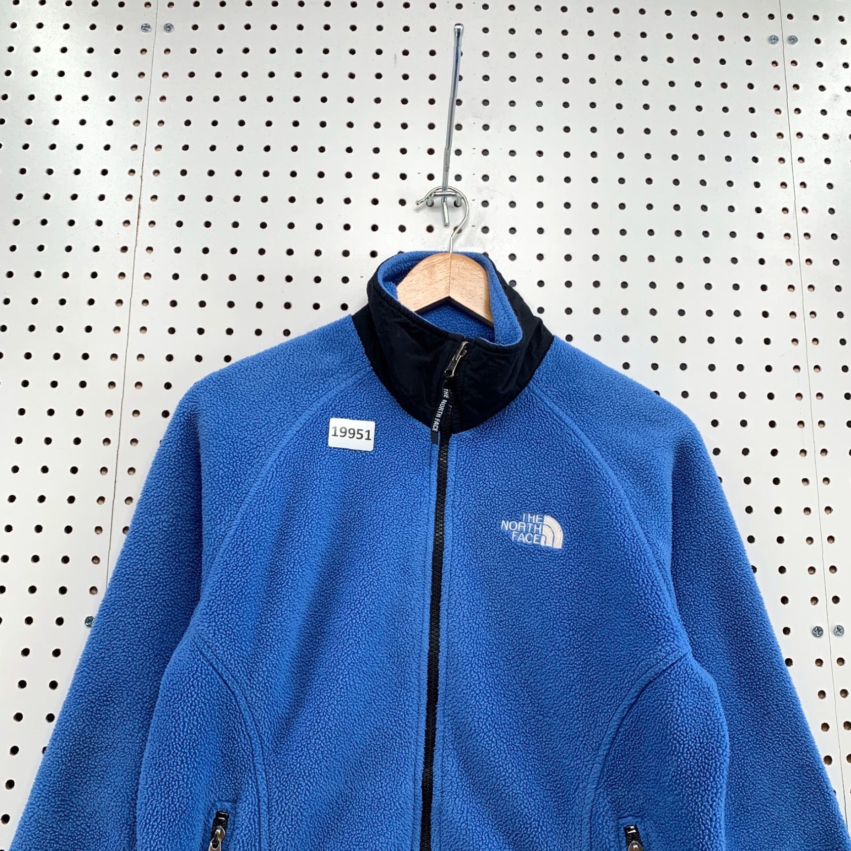 The North Face VINTAGE The North Face Fleece Jacket Blue Full Zip Women S Outdoor 90s Womens Jacket Size S / US 4 / IT 40 - 2 Thumbnail
