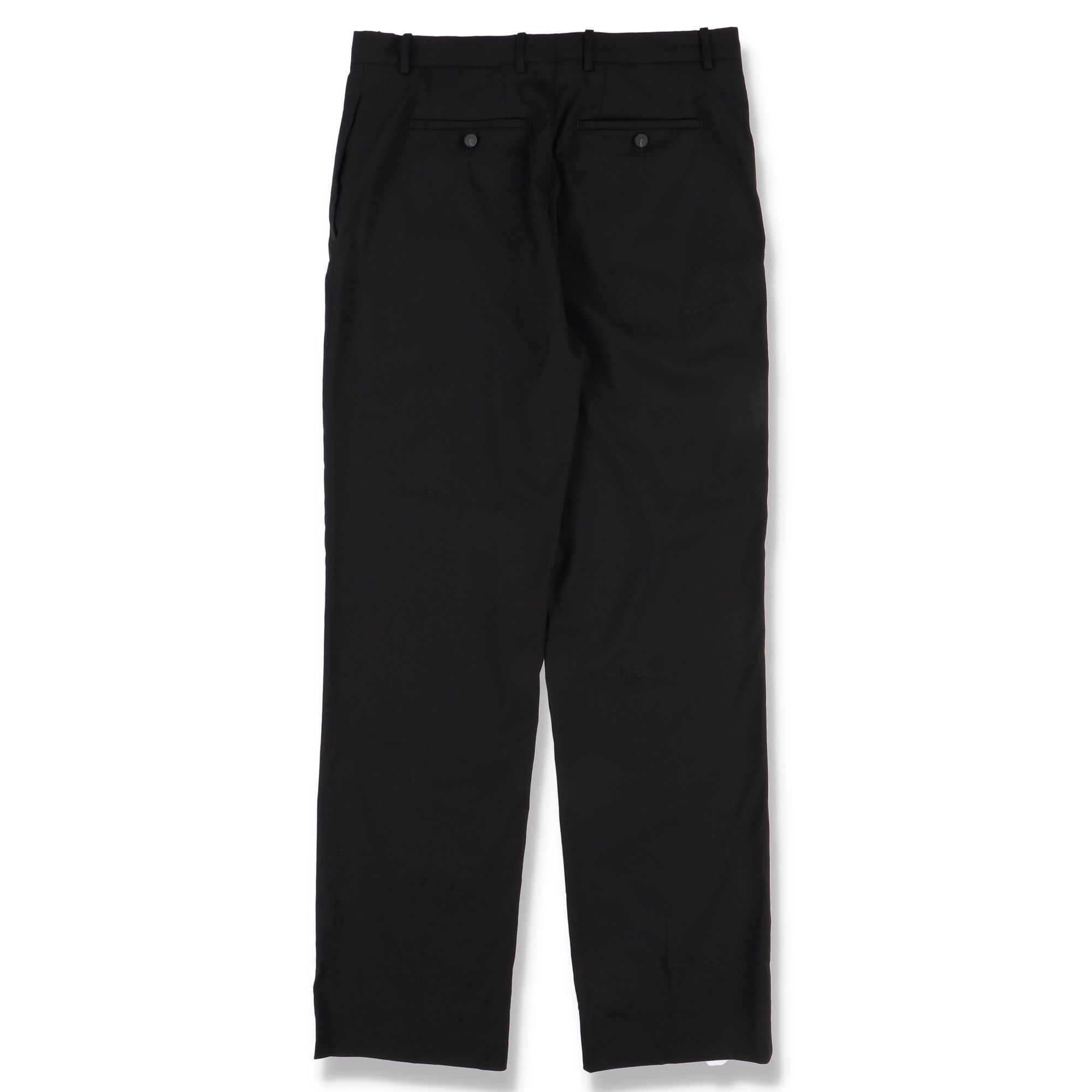 Off-White Black 'Suiting' Straight Leg Tailored Trousers Size 50R - 12 Thumbnail