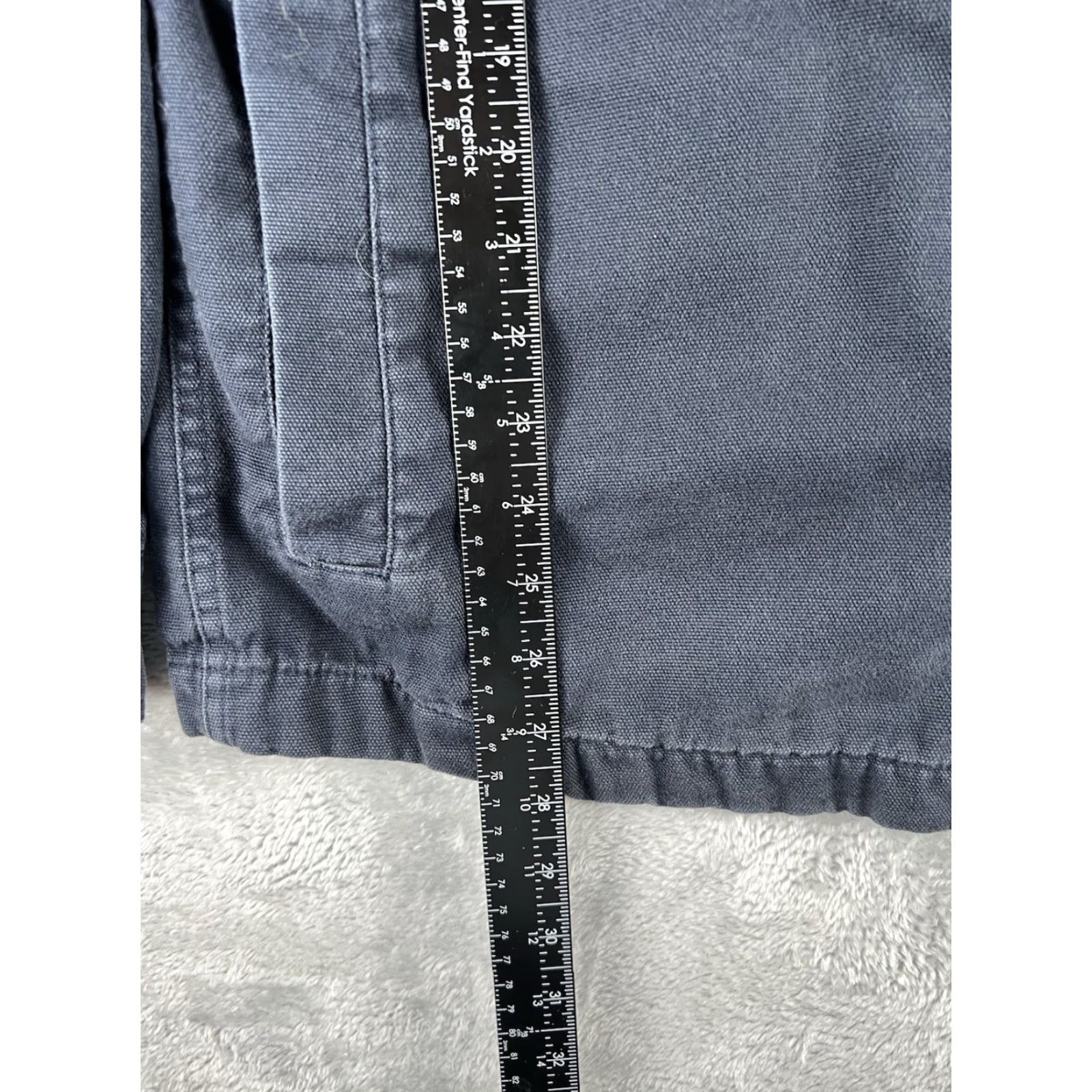 CO Duluth Fire Hose Shacket Mens M Tall Blue Flannel Lined Cotton Canvas Hooded Pockets Short Jacket Co Size US M / EU 48-50 / 2 - 6 Thumbnail