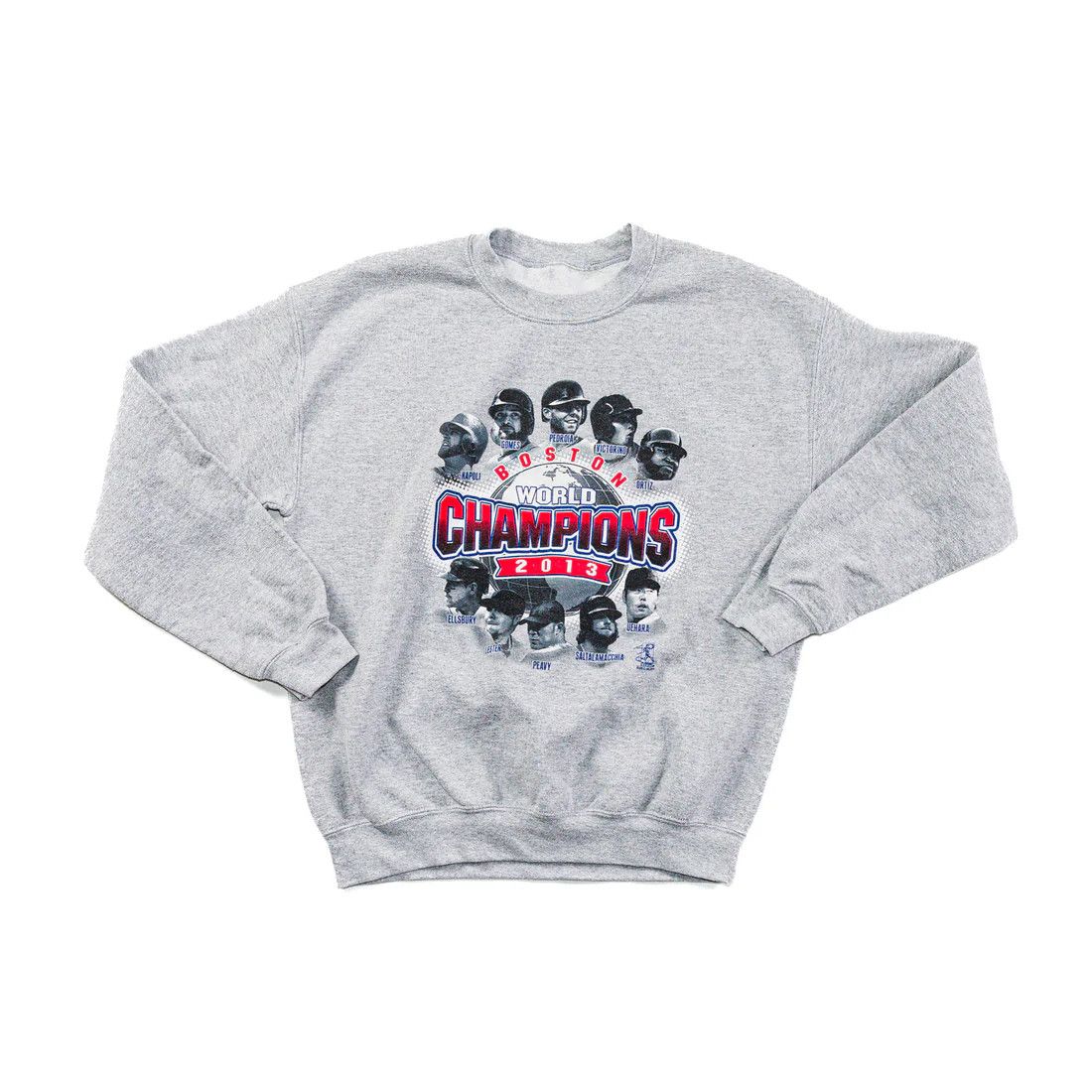 Vintage BOSTON RED SOX WORLD CHAMPIONS JUMPER 2013 GREY Size US M / EU 48-50 / 2 - 1 Preview